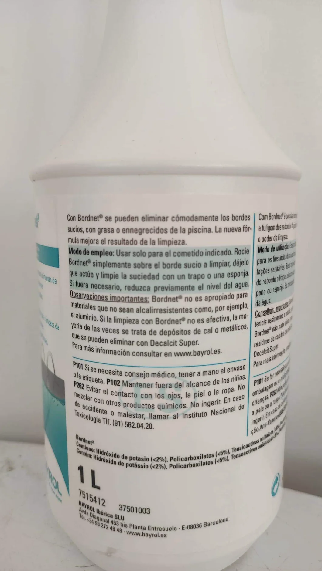 Bayrol Bordnet Limpiador Y Desinfectante De Spa, 1L