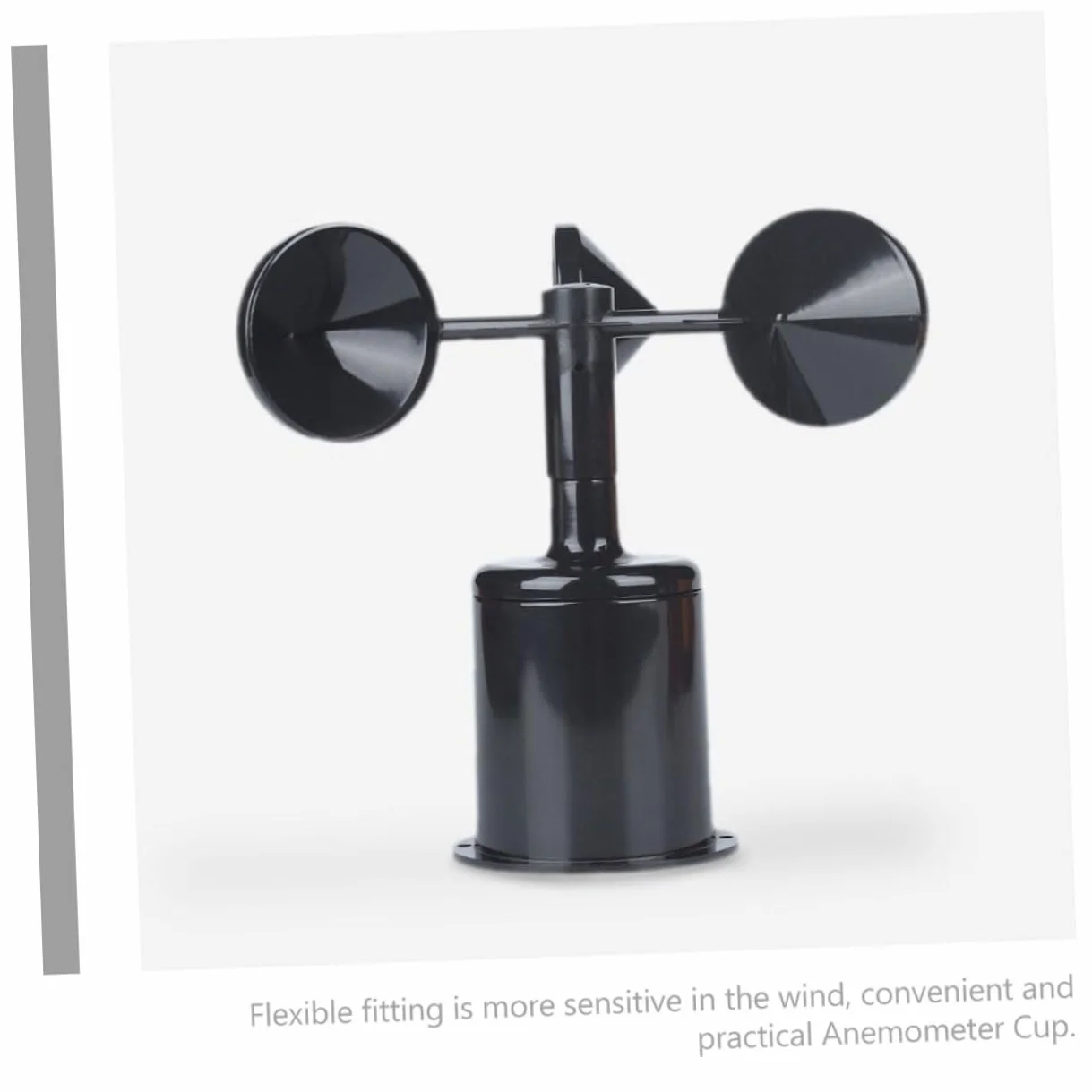 Yardwe Carcasa De Anemómetro De Plástico Abs Ligera Y Resistente para Indicador De Viento Compatible con Sensores De Velocidad
