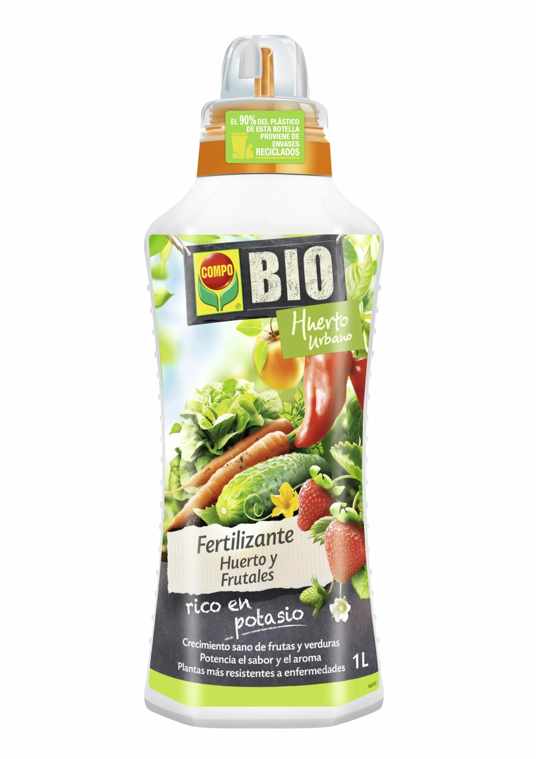 COMPO Fertilizante líquido para frutas y verduras, 1 litro