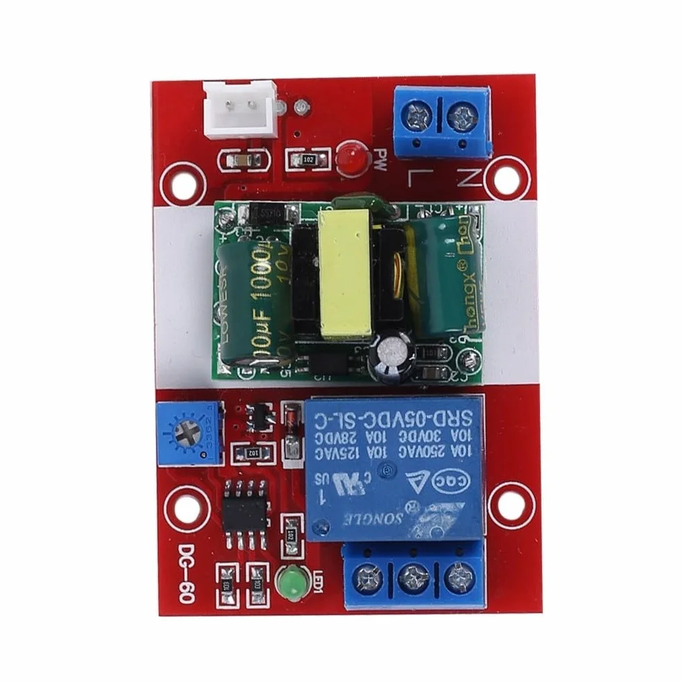 Módulo de Sensor de Gotas de Lluvia de 220 V, Controlador de Humedad para Monitorear Climas