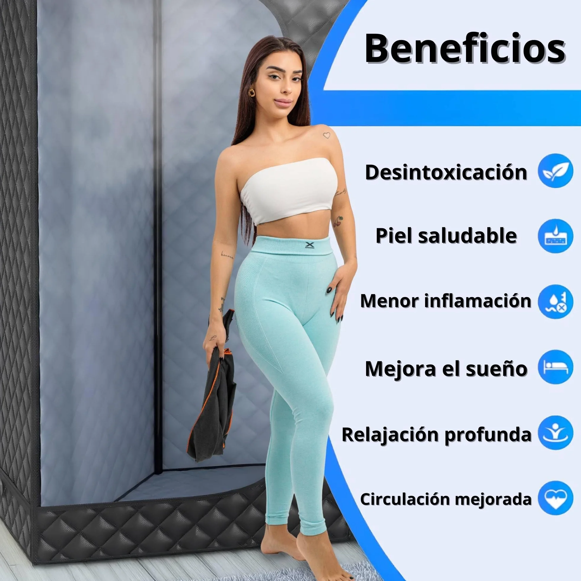 Ice Hof® Sauna Portátil De Vapor, Sauna Seca Portátil, Sauna Exterior, Sauna Home, Sauna para Relajación Y Bienestar