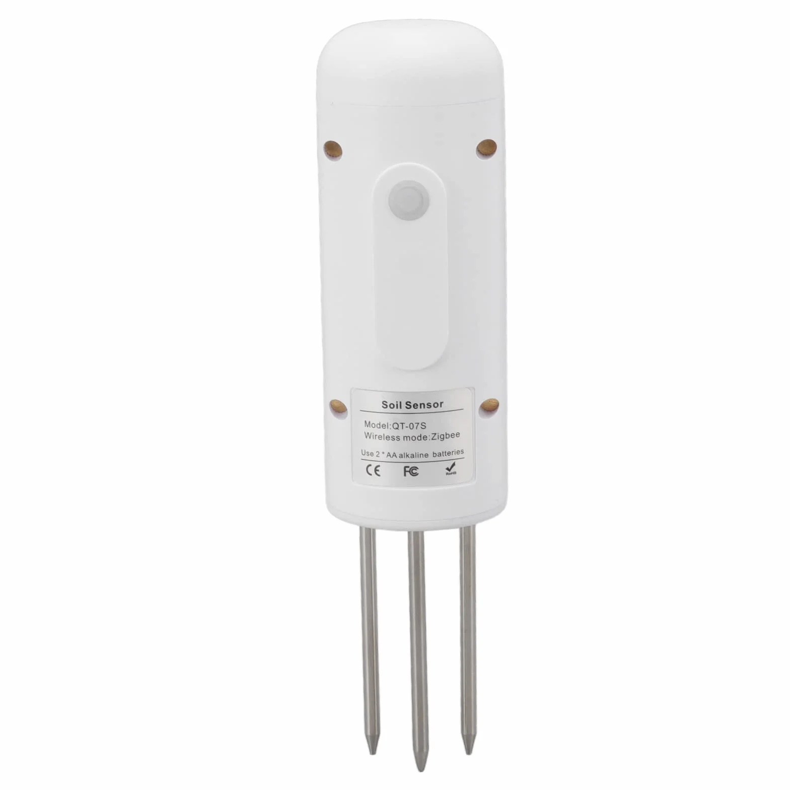 Jeanoko Sensor de Suelo Inalámbrico, Herramienta de Medición de Temperatura Y Humedad con Instrucciones Compatibles con Zigbee, Monitores de Suelo para Plantas en Macetas para Jardinería