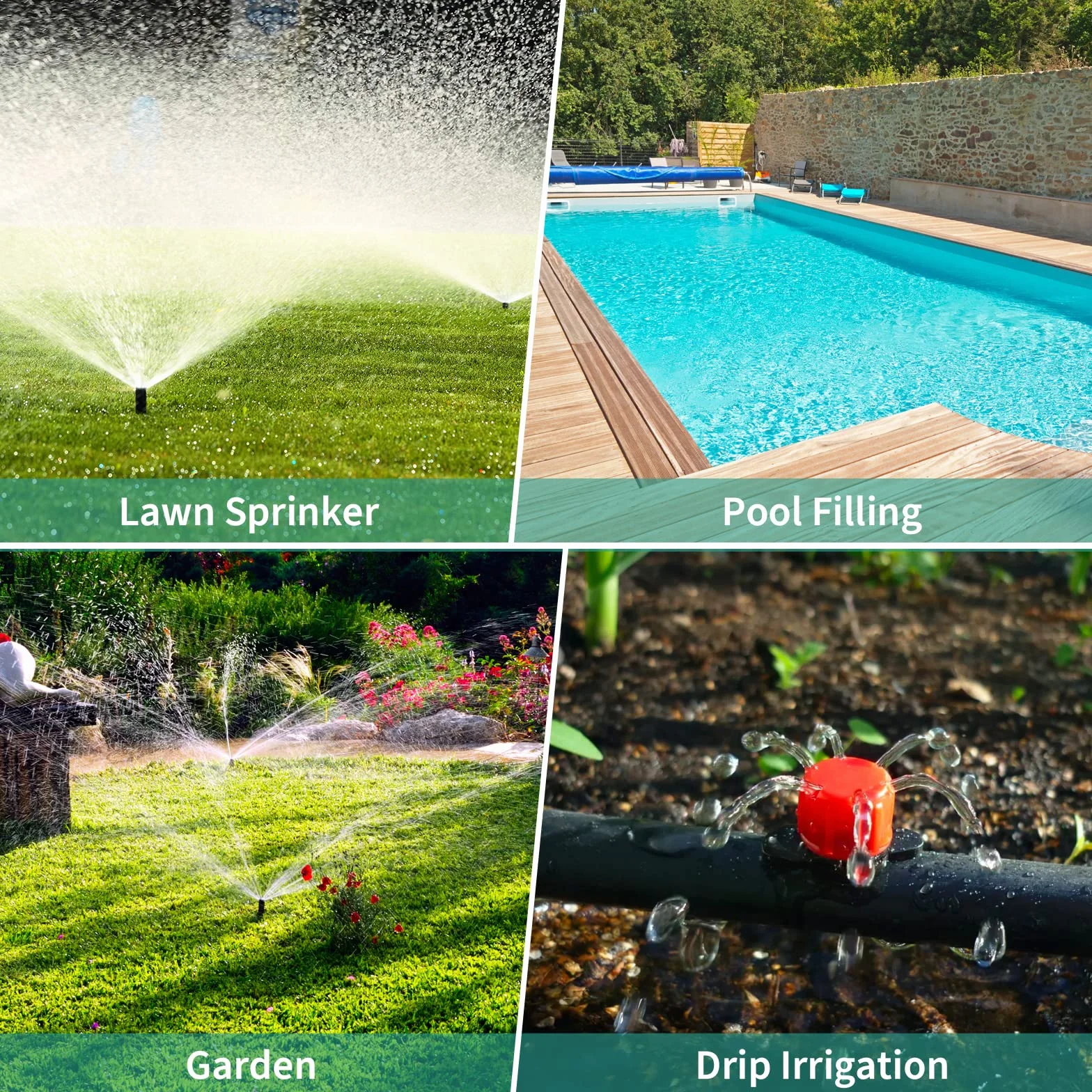 Tesoriero Ordenador de Riego WiFi Inteligente con Control por App y Voz, Retardo de Lluvia, Temporizador Automático para Jardín