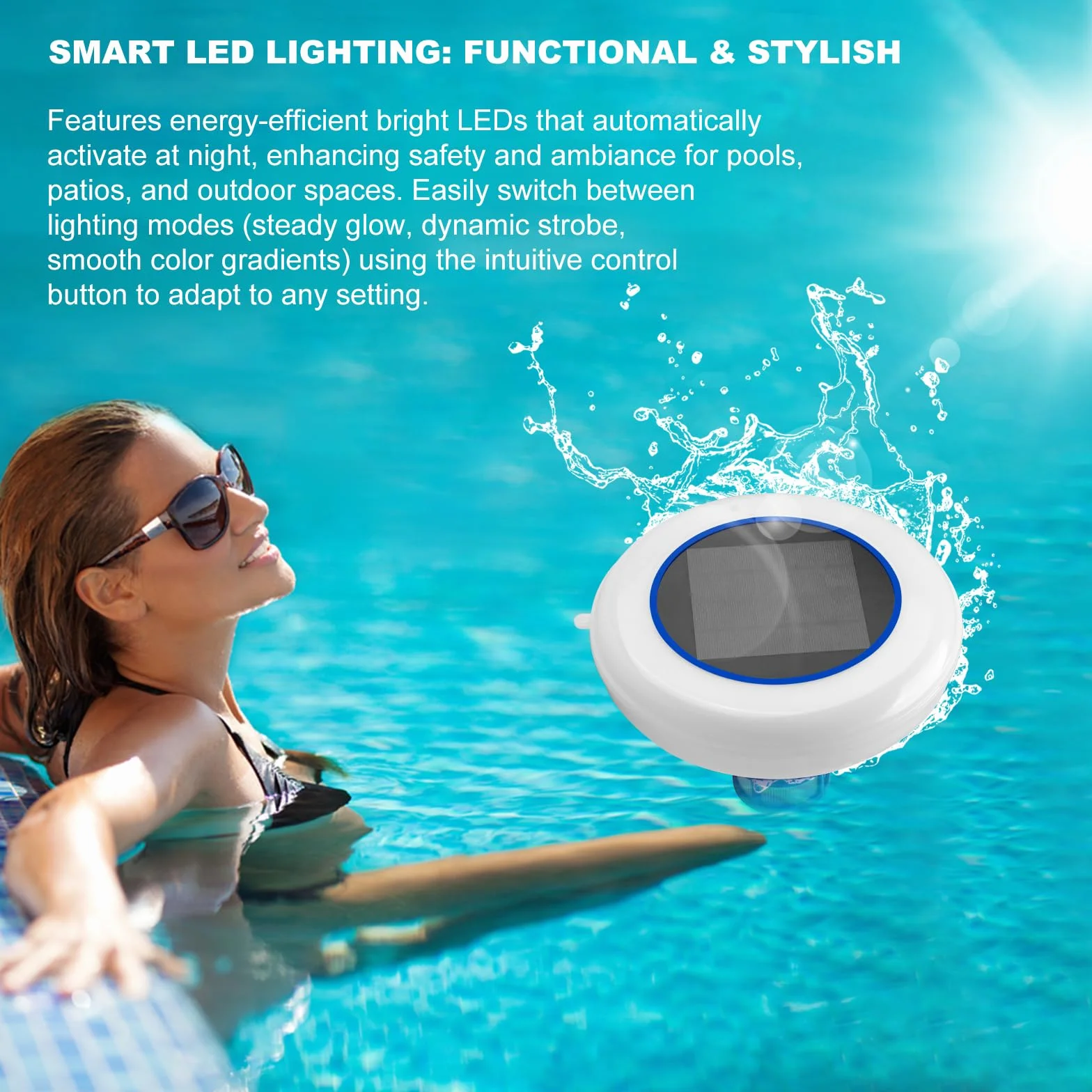 Ionizador Solar para Piscina, Depuradora Solar 35.000 Galones, Cobre y Plata con Cepillo y Tiras de Prueba