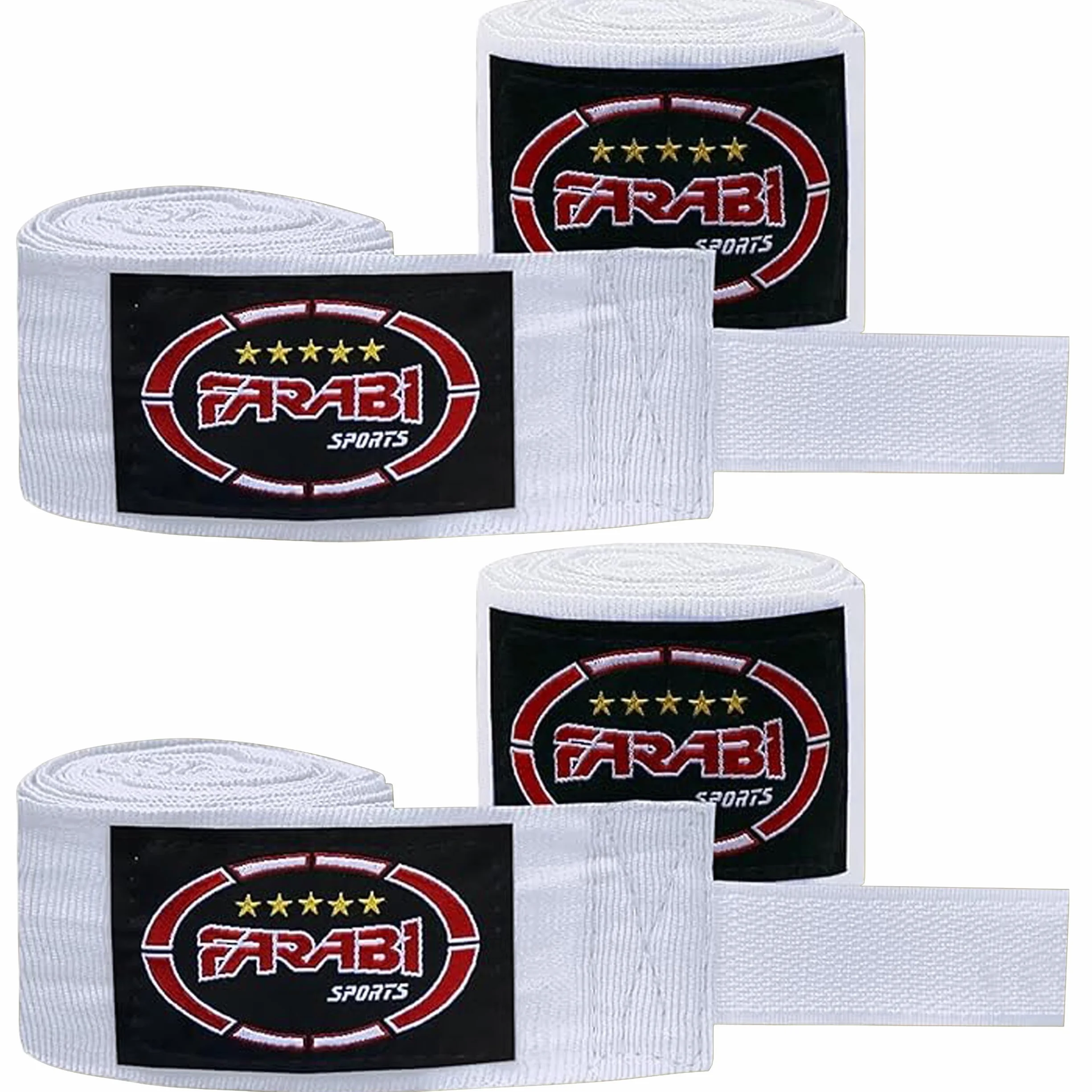 Farabi Sports Kids Vendas Boxeo 2,5 Metros Largo Cinta Boxeo con Par para MMA Muay Thai Entrenamiento Kickboxing