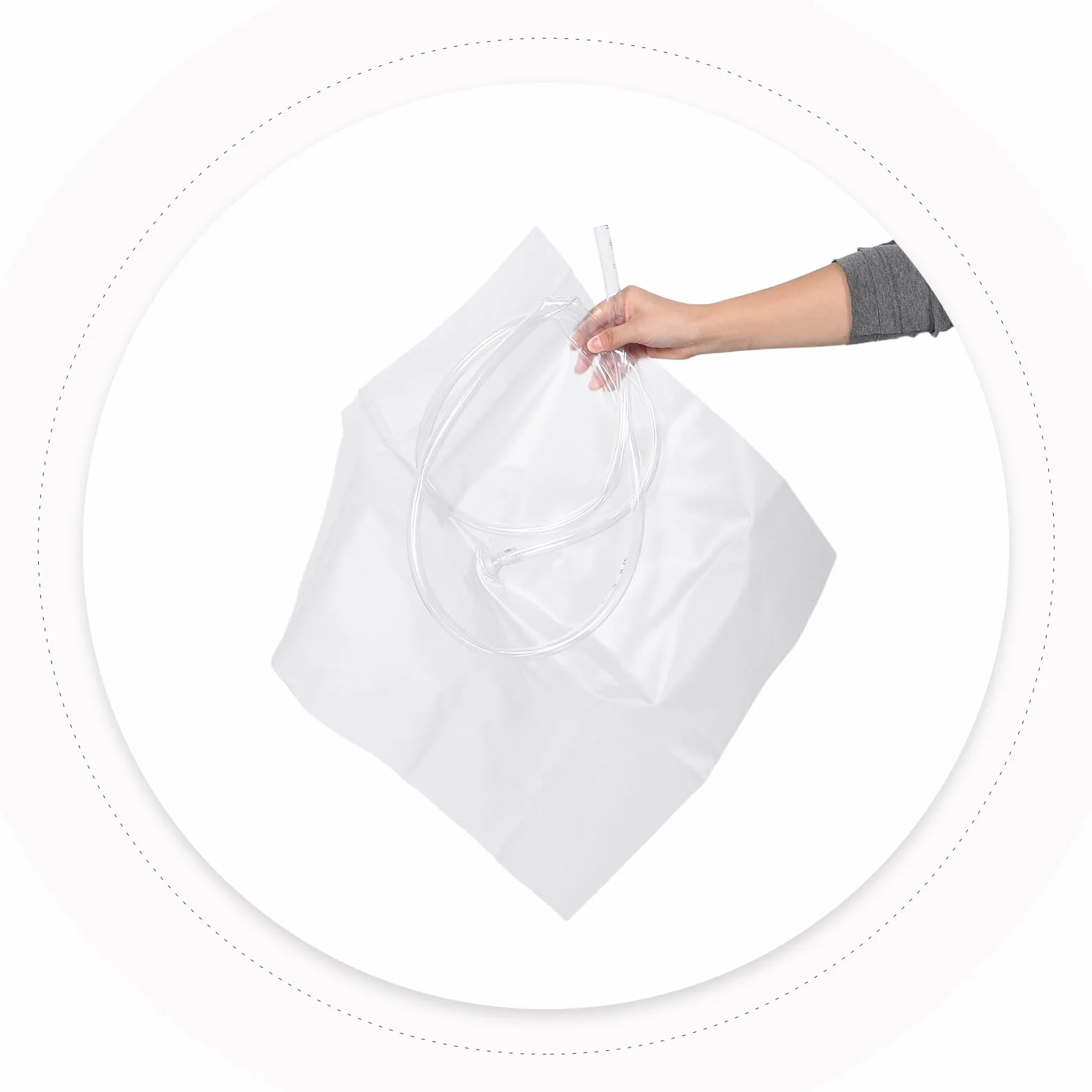 PACKOVE Desviador de Lluvia para Techo Bandeja de Embudo de 120X100 CM Plegable y Tubo de Drenaje de 2 Metros, Kit de Lona para Reparación Rápida de Fugas en Hogar