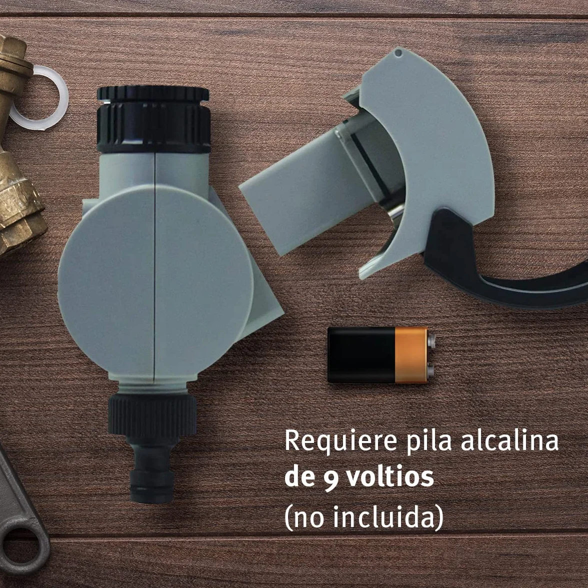 Aqua Control C4100 Programador de Riego Jardín LCD 8 Arranques día