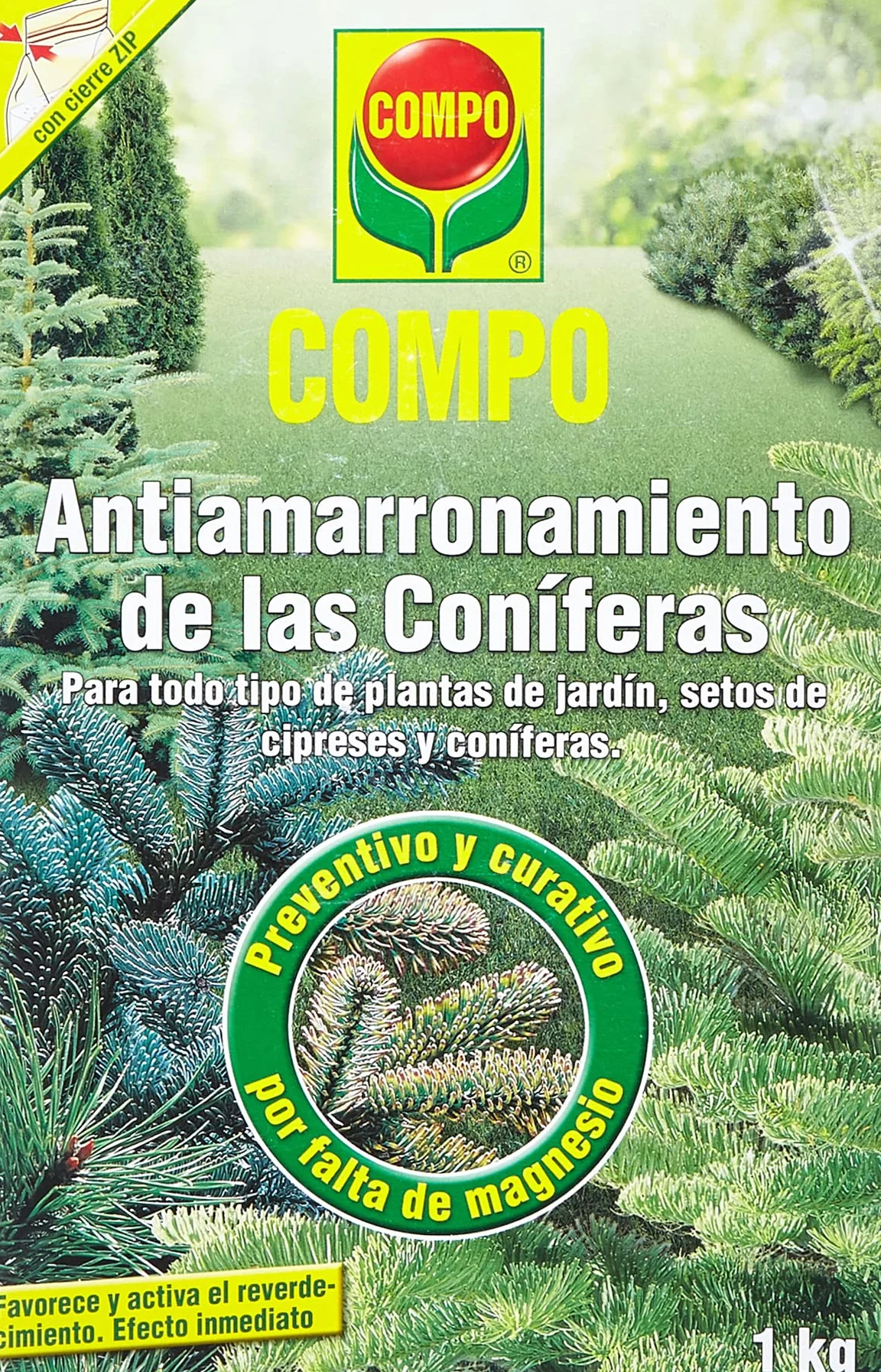 COMPO Antiamarronamiento coníferas larga duración 1 kg