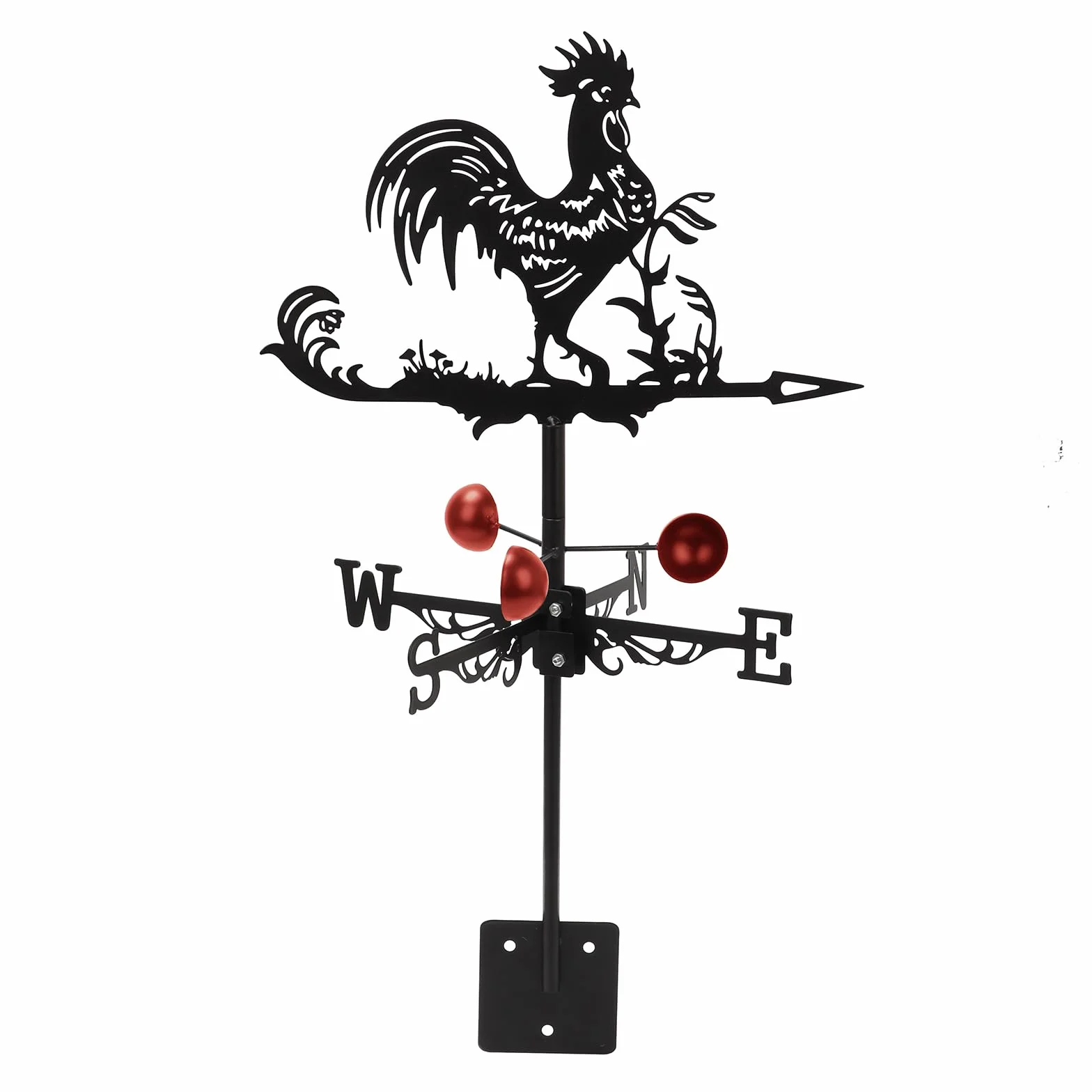 Veleta Meteorológica de Metal con Diseño de Animales, Indicador de Dirección del Viento para Exteriores