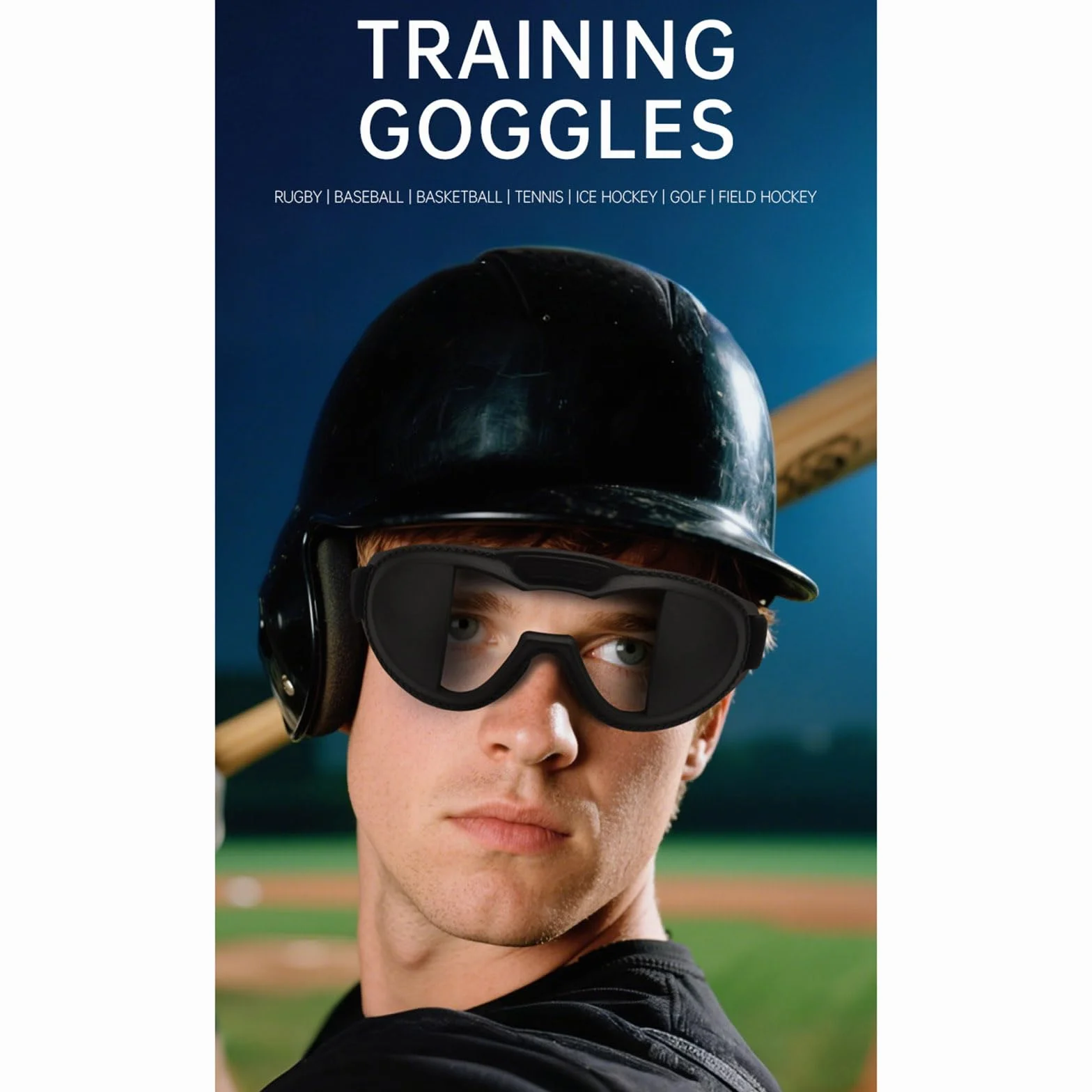 Gafas de entrenamiento ligeras a prueba de polvo para fútbol baloncesto deportes