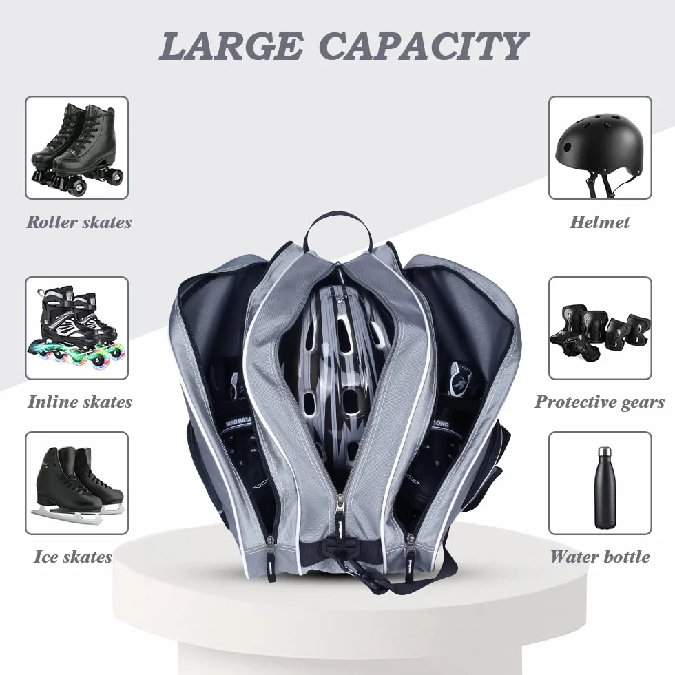 Bolsa para Patines Adulto 4 Ruedas Tamaño 45 EU