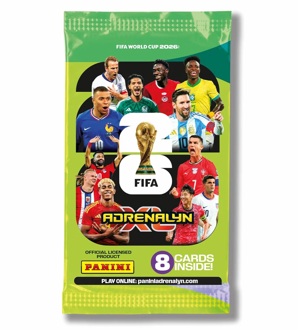 Panini FIFA 2026 Copa Mundial Trading Cards Blister 7 Fundas 4 Tarjetas Edición Limitada