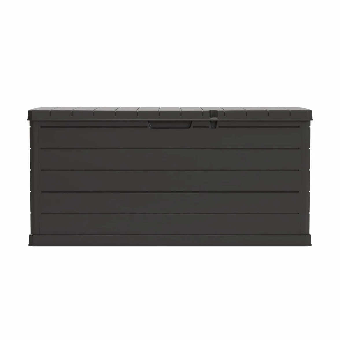 Art Plast Caja de almacenamiento exterior 350 L gris 118,5 x 52 x 57 cm resistente al agua