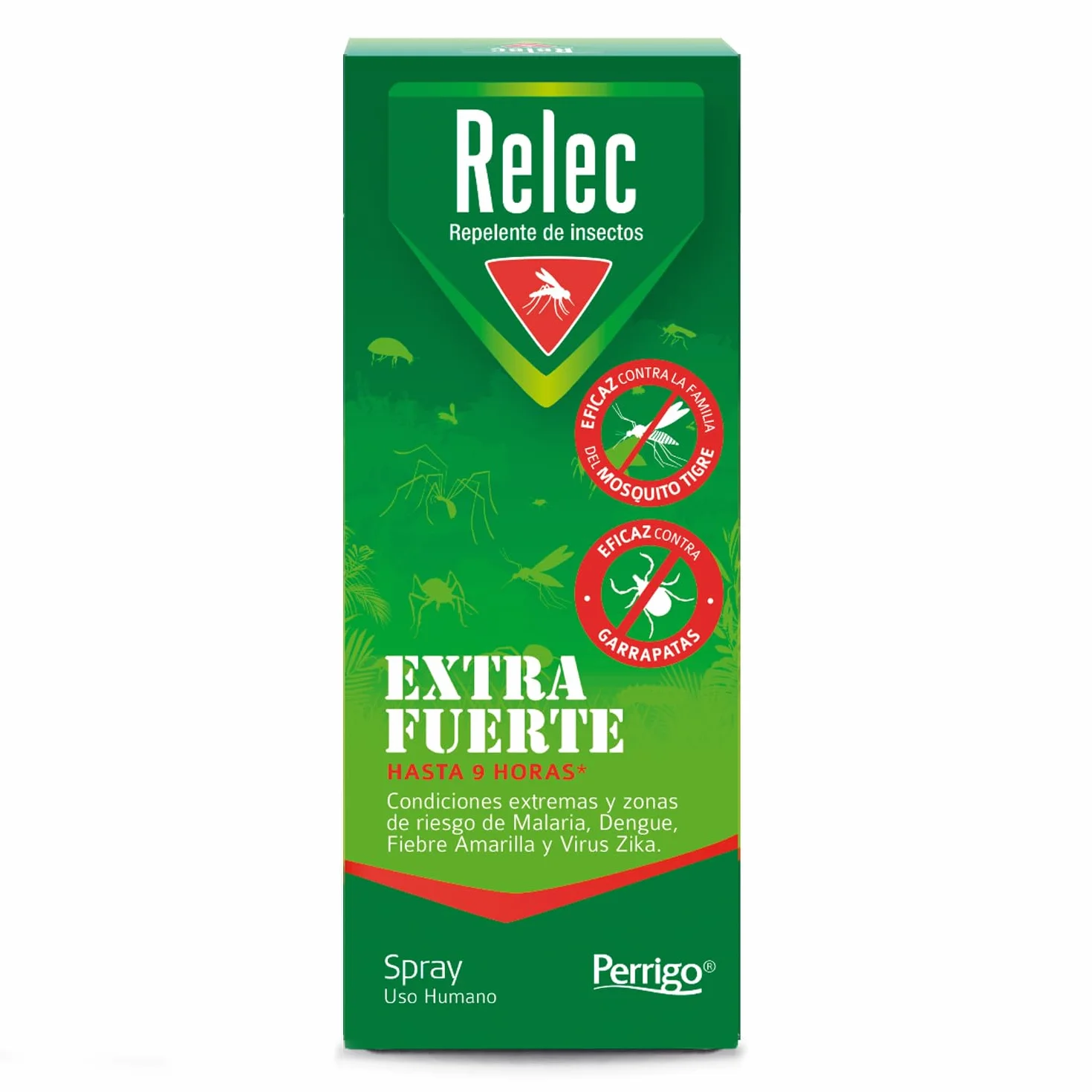 Relec Extra Fuerte Spray Antimosquitos 75ml Repelente Mosquitos Tigre