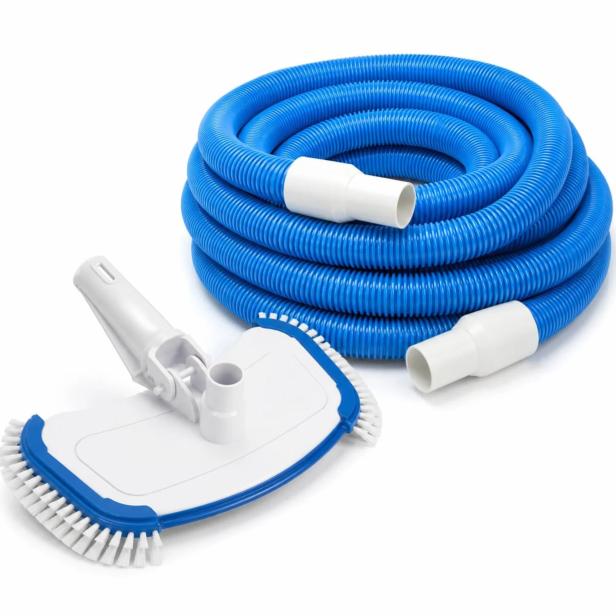 Keeper Kit Avanzado Limpieza de Piscinas, Limpiafondos Manual con Manguera 38 mm Ø, Manguera Autoflotante 10m, Compatible con Skimmer y Sistemas de Filtrado para Piscinas