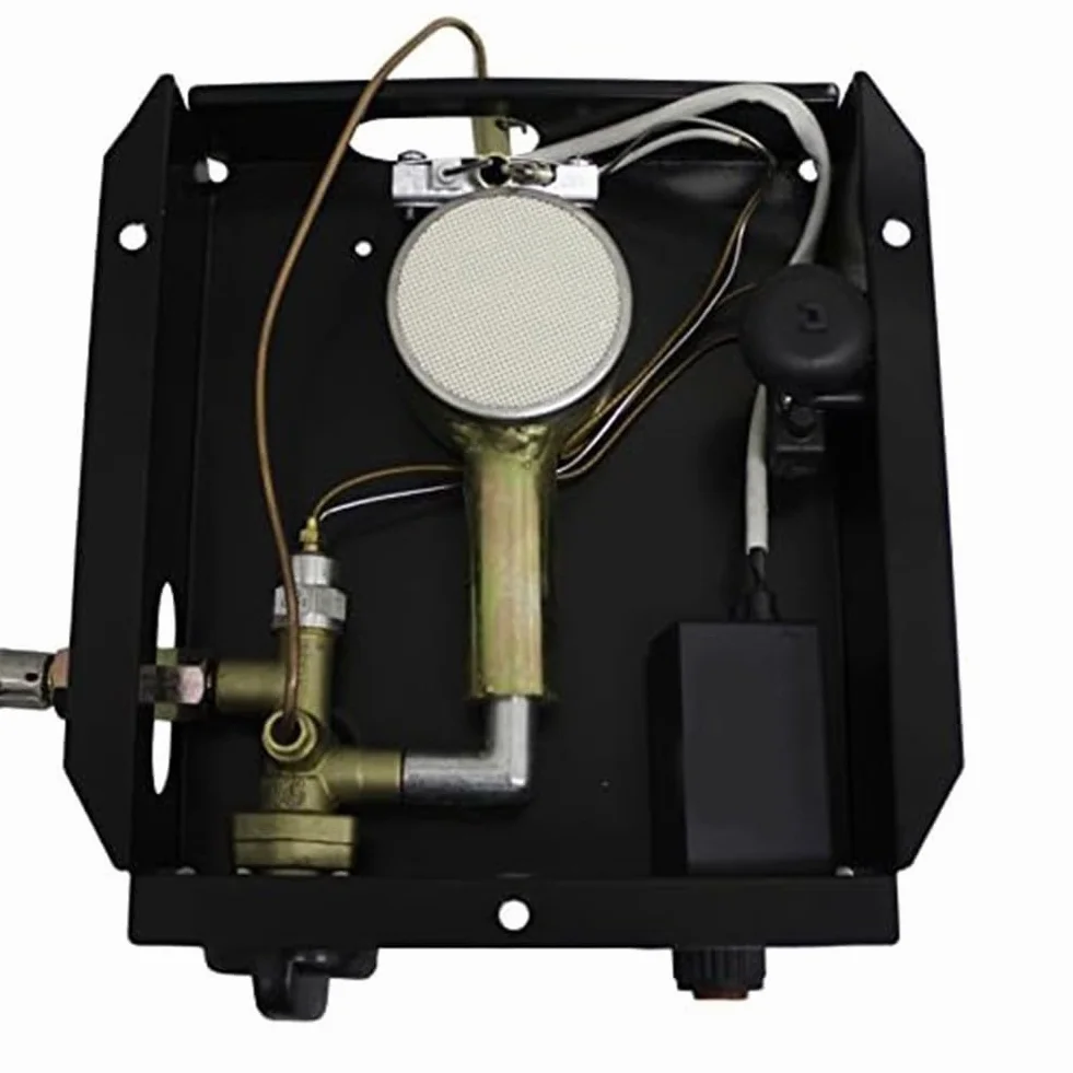 Kit De Reemplazo De Quemador para Calentador De Patio De 47000 Btu con Caja De Control, Termopar Y Válvula De Seguridad De Inclinación para Calentador De Propano Show A