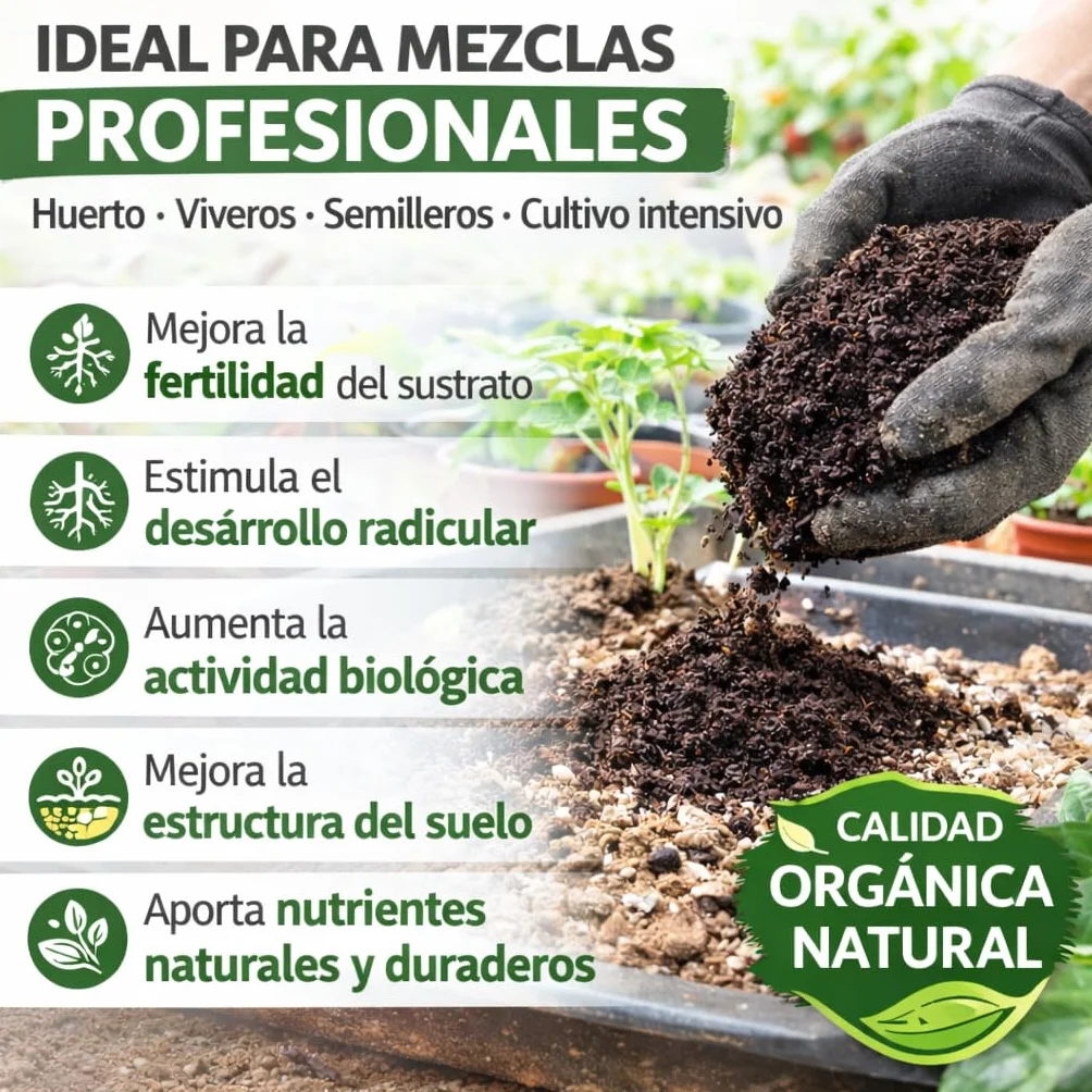 Fertigoo® Perlita 15L + Humus de Lombriz 15L | Aireación y Drenaje + Abono Orgánico | Ideal para Huerto, Macetas y Plantas Kit Profesional Completo 30L