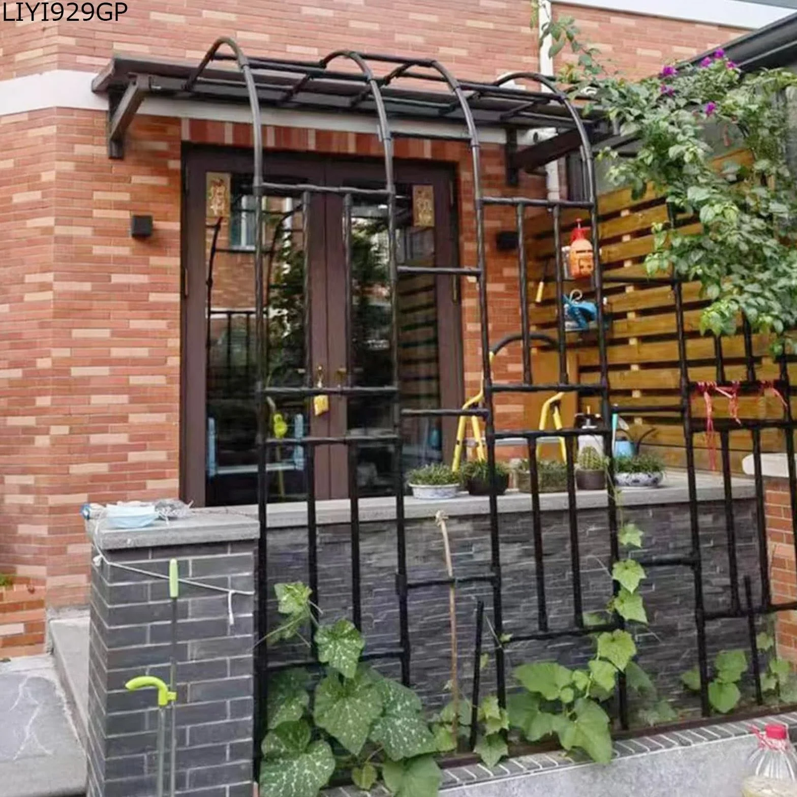 Medio Arco De Rosa Enrejado De Jardín Metal Arco Para Enredaderas Semiarco Resistente Soporte De Enrejado Plantas Trepadoras