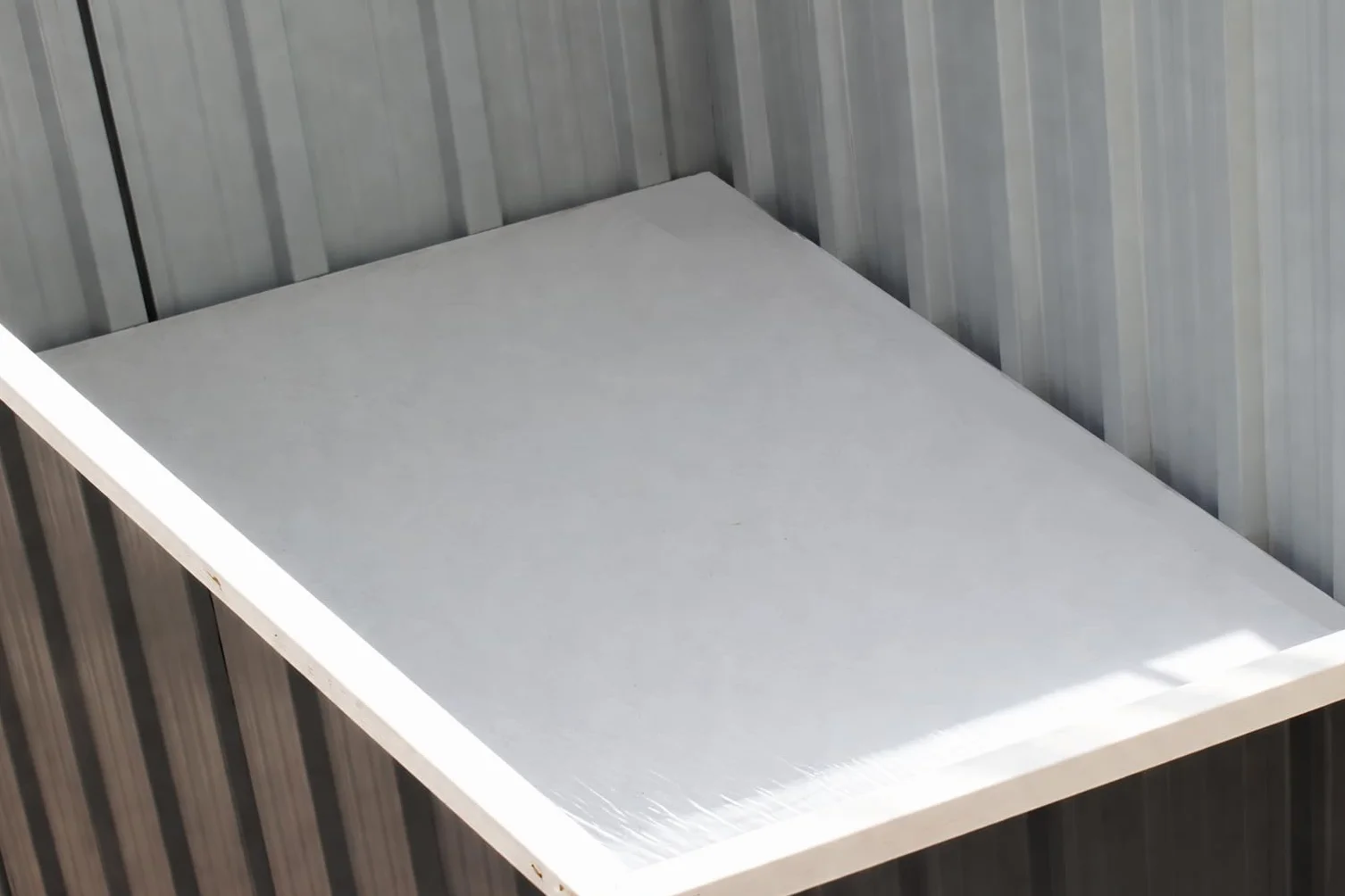 Duramax Caja de cojín y Banco 1,9 (1450) con Cilindro de Gas hidráulico, Antracita Metal