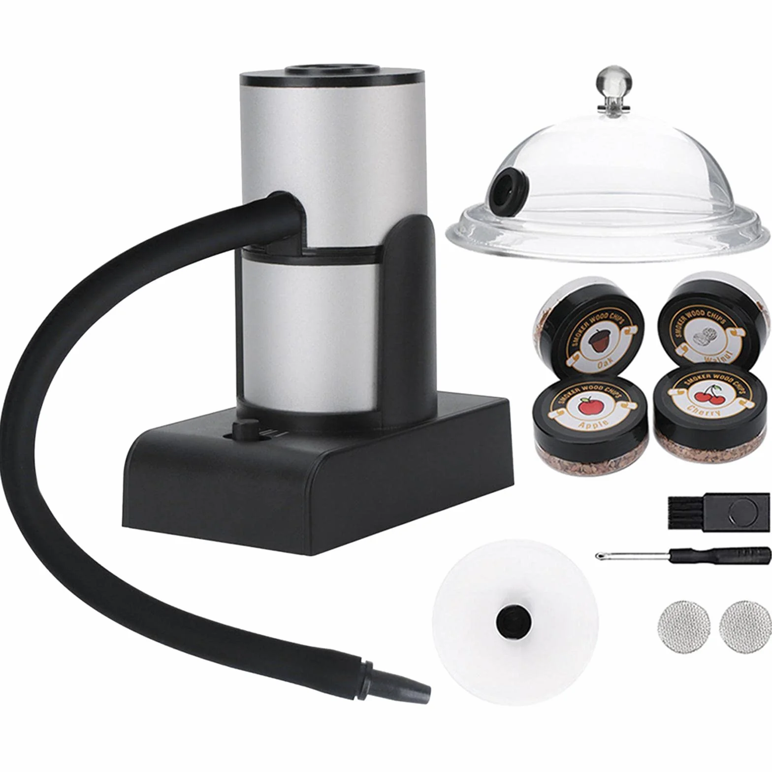 Infusor de humo portátil, kit de ahumador de cocina, bebidas, alimentos, cóctel, barbacoa, ahumador