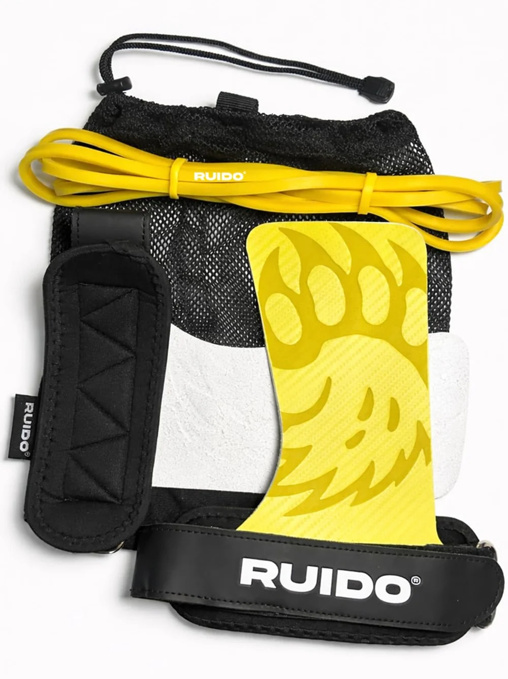 RUIDO Artemis Grips Calleras Crossfit Fibra de Carbono Agarre Antideslizante Dominadas