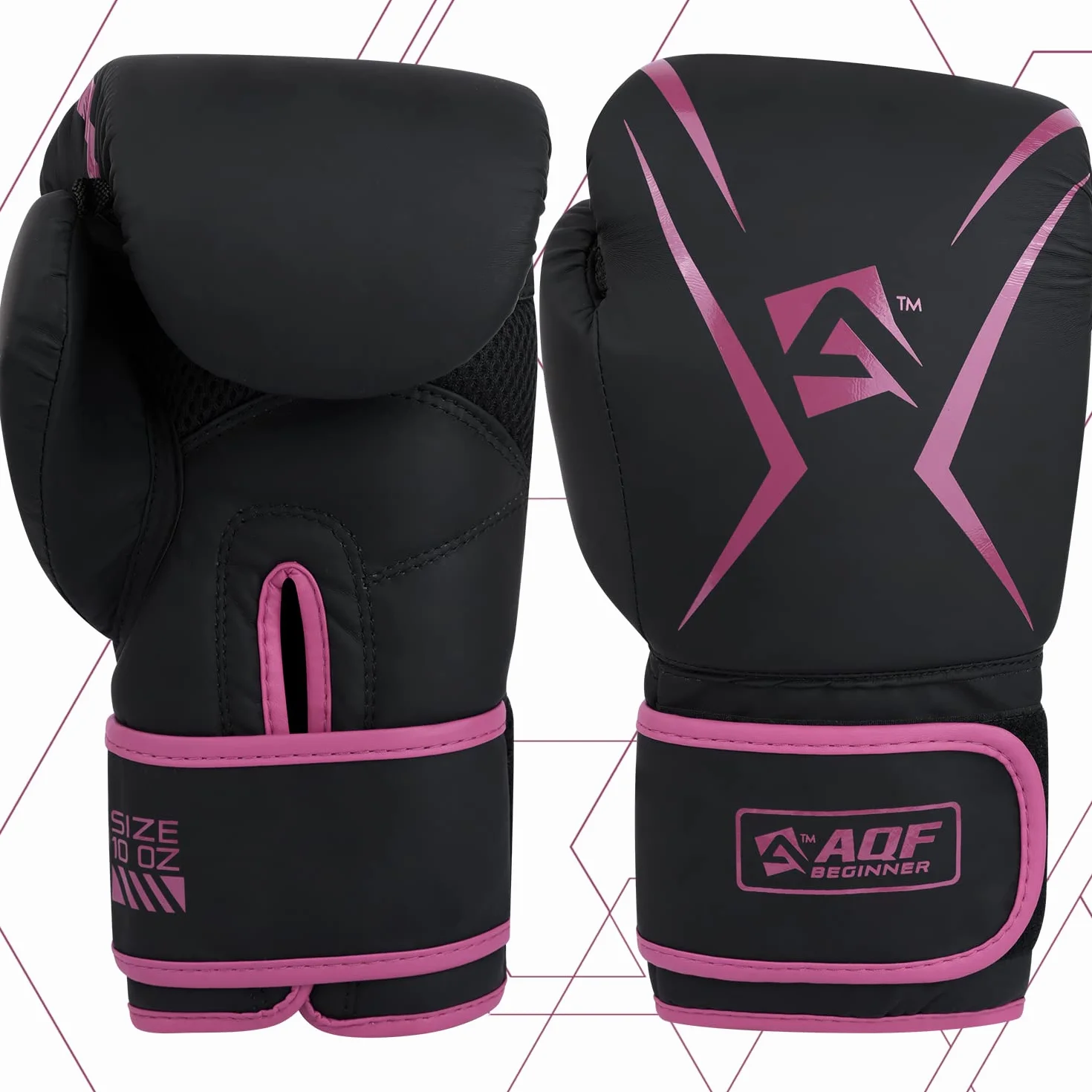 AQF Guantes Boxeo Niño Cuero Saco Boxeo Guantillas MMA Muay Thai UFC Capa Extra Acolchado 4 6 8 10 12 14 16 Oz