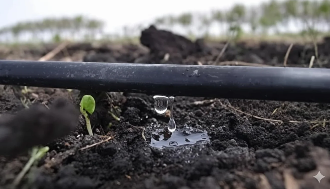 Tuberia Riego por Goteo 16mm SIN GOTEROS 100 metros | Tuberia riego 16mm AENOR | Manguera de Riego 16 mm | Tubo Jardin 16 mm negro | Bobina Agricola sin goteo | Tubería Jardin Arboles Terrazas Goteo