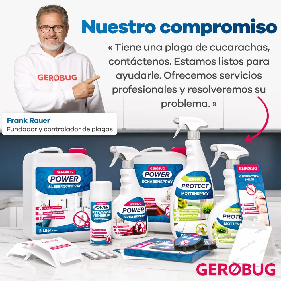 Gerobug Trampa Polillas Alimentos 10 Unidades - Trampa de feromonas para Protección de Alimentos