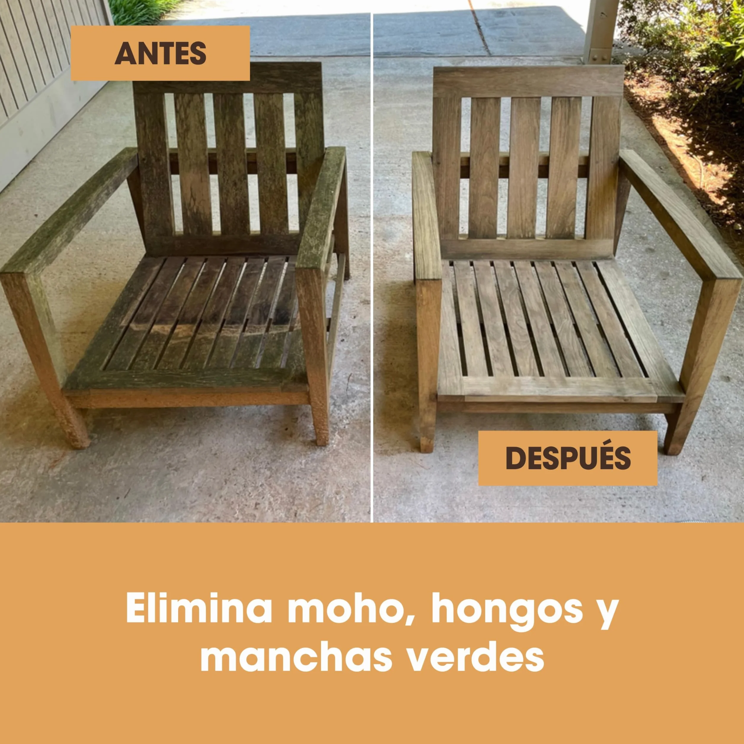 Furniture Clinic Kit de cuidado de teca: restaurador y limpiador de muebles de madera para exterior