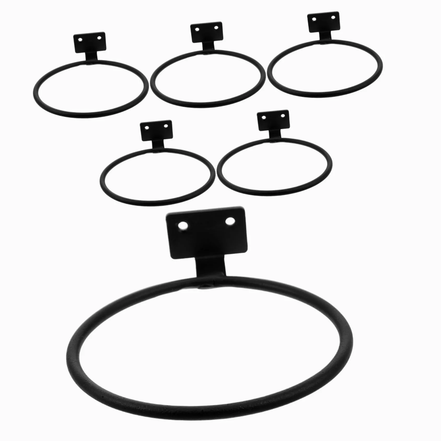 HANABASS 6juegos Soporte para Macetas de Pared Metalico Soporte para Plantas de Pared Moderno Colgador de Plantas para Balcón Sala de Estar y Oficina Incluye de Tornillos