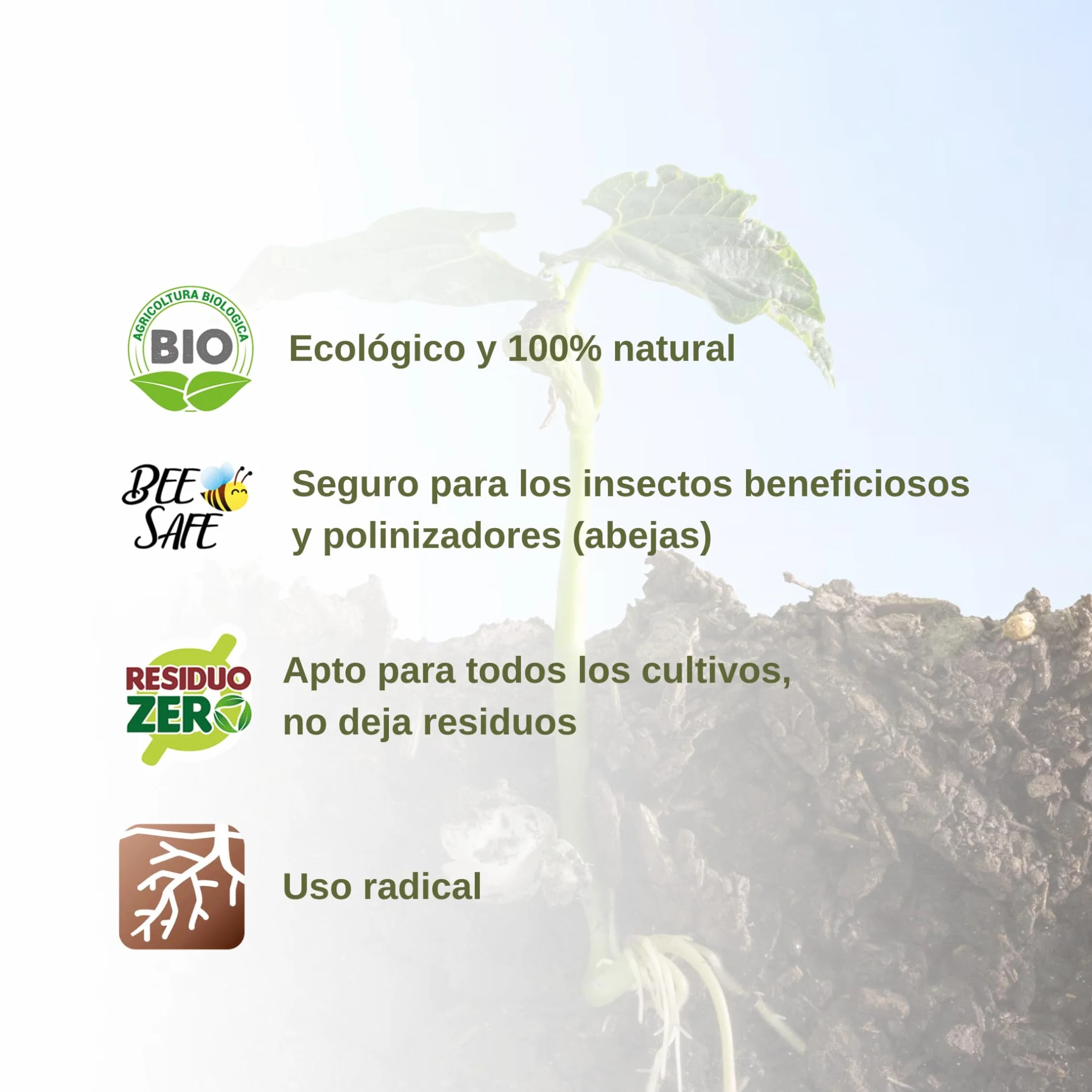 Tricomic Bio 2 kg Inóculo de Hongos Micorrícicos Beauveria bassiana Metarhizium