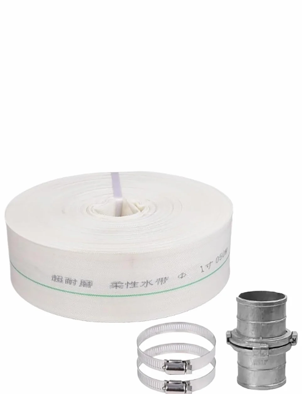 Manguera de Descarga Layflat, Manguera de Drenaje Transferencia Agua Plana PVC for Lavado a contracorriente Piscina, diámetro 2,5 Pulgadas, 10-100 Metros(10meter)
