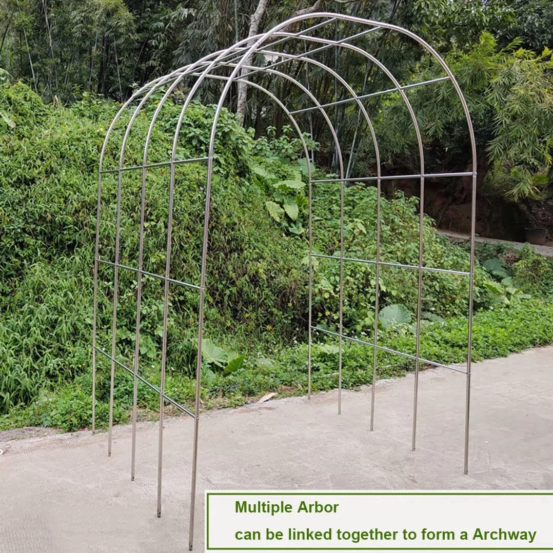 Arco De Jardín De Metal Arco De Rosas De Acero Inoxidable Ancho 120-350cm