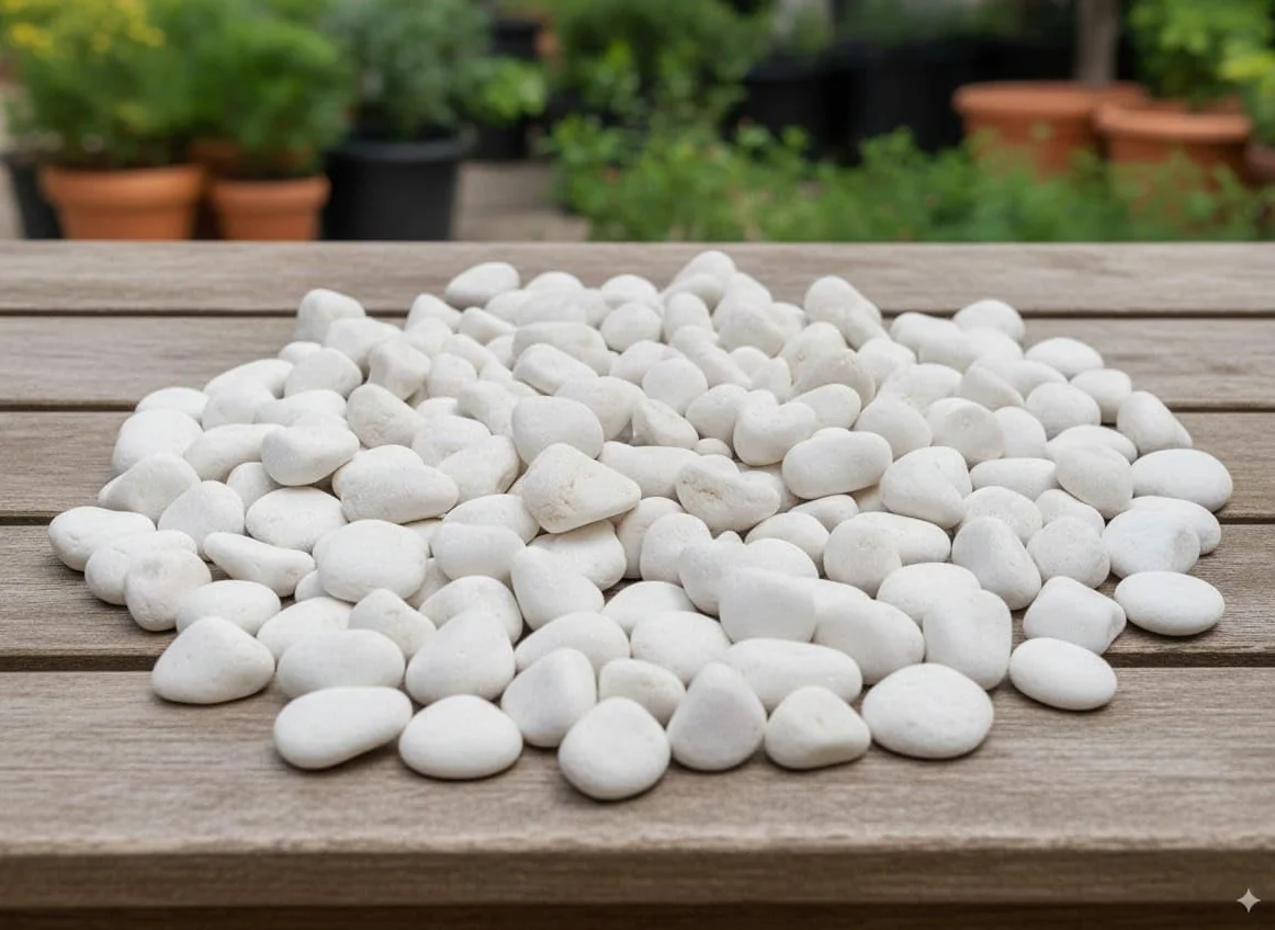 Marmol Blanco Piedras Decorativas 10-20 mm 2 kg