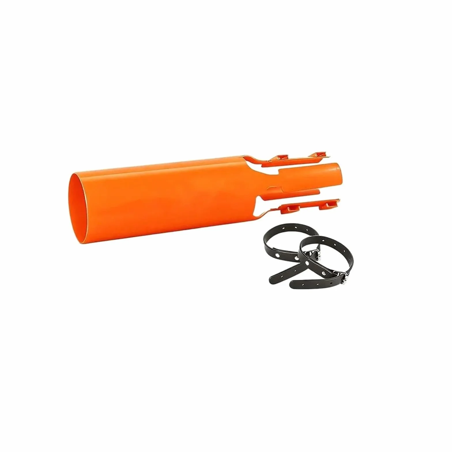 Boquilla circular de repuesto para soplador de hojas fácil de acoplar, doble flujo para todo tipo de clima, color naranja