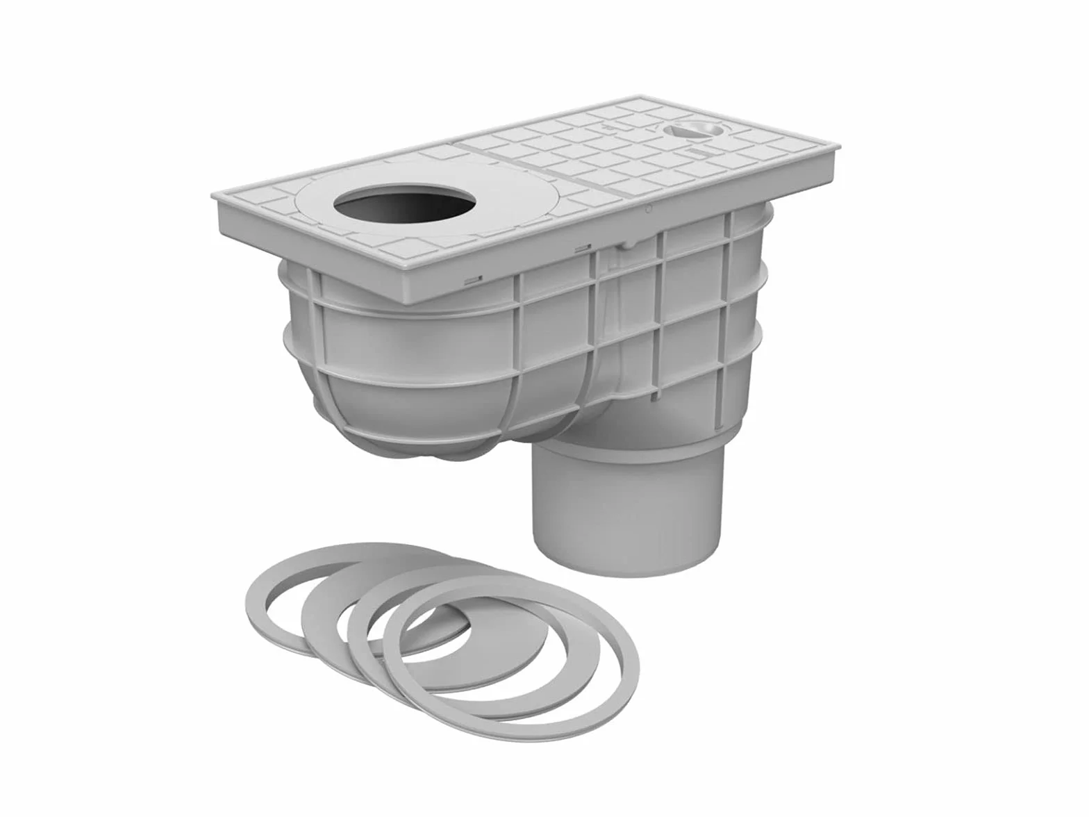 Chubasquero para lluvia gris D-110