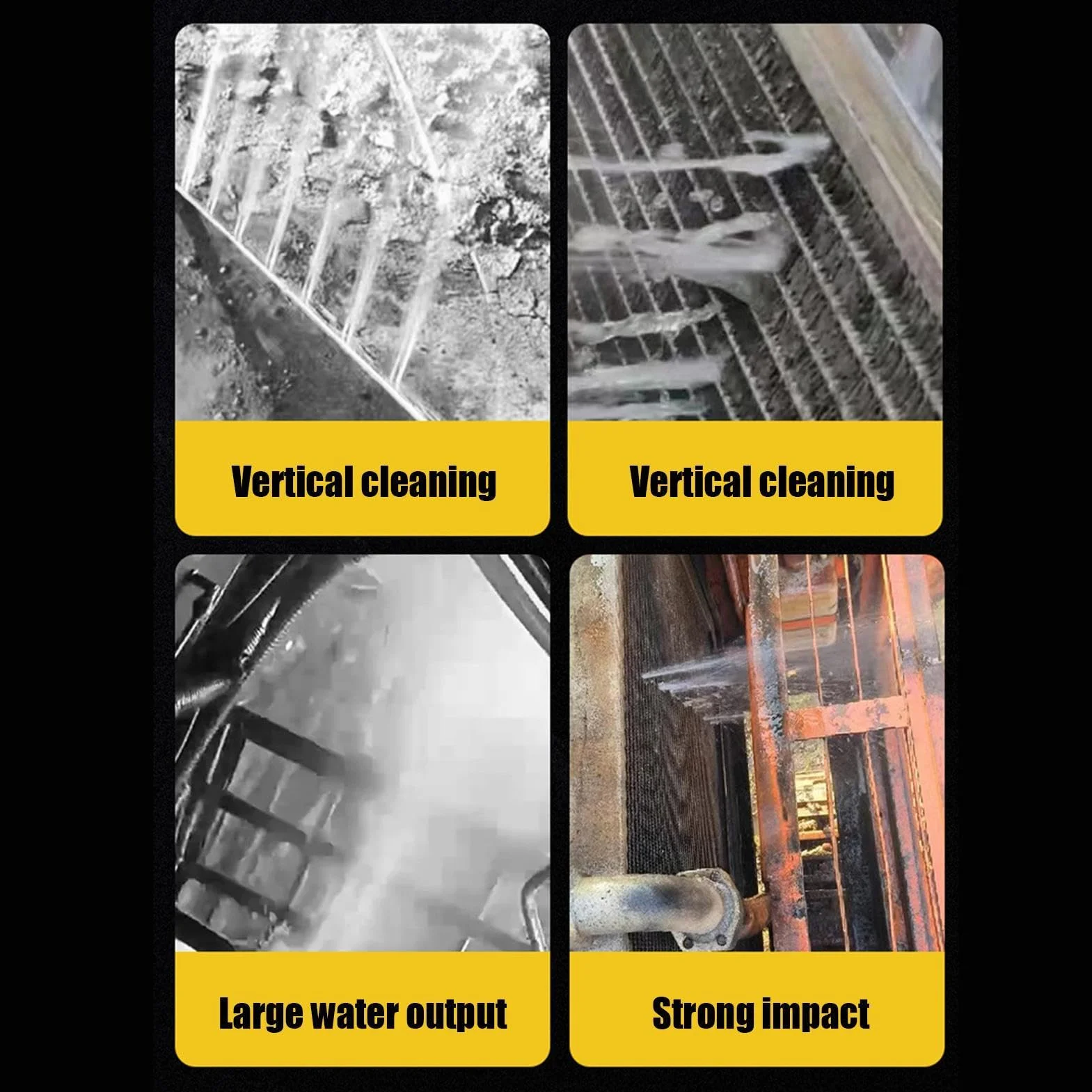 Herramientas Detallado Vehículos Tanque Agua Lavado A Presión | Varilla Lavado Radiador Para Depósito Agua Coche Camión Condensador RV Refrigerador Inodoro Conducto Refrigeración Exterior