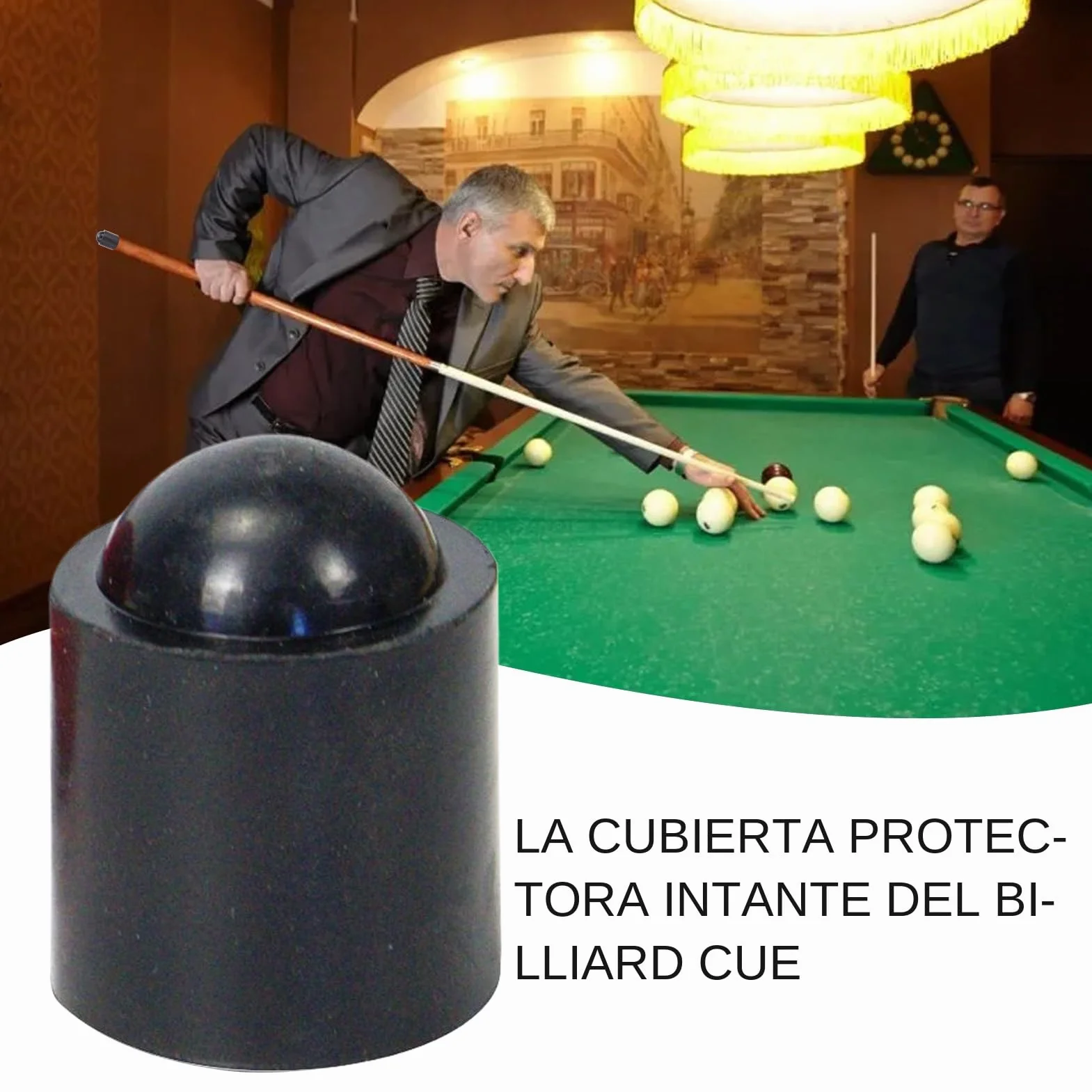 Funda Protectora para Cola de Taco de Billar, Amortiguador Antigolpes