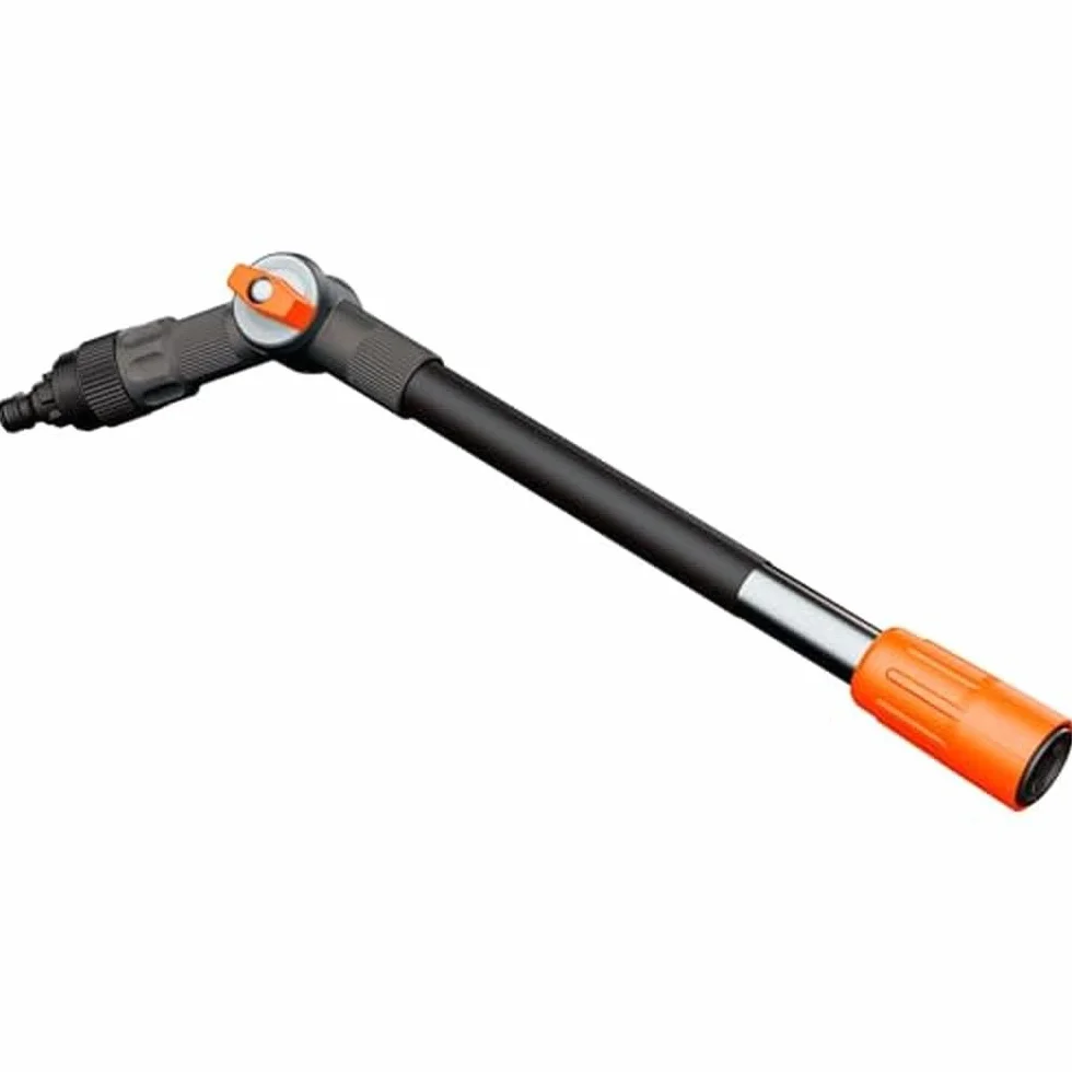 Gardena Mango Flex 18806-20: Mango de limpieza con articulación flexible, ajuste 45°, aluminio, prolongación 53 cm