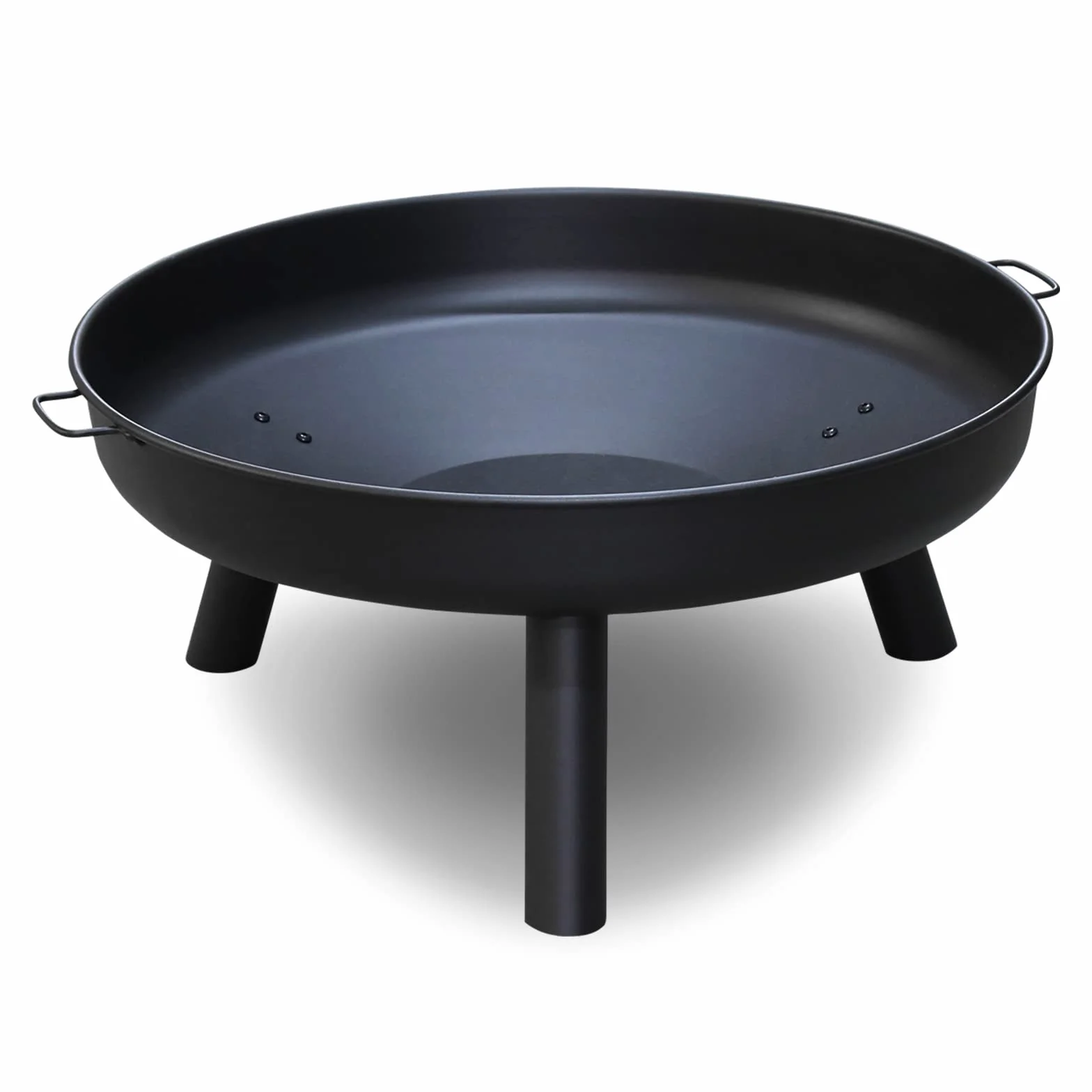 Brasero Exterior diámetro de 82.5 cm, Gran Recipiente para Fuego y Cesta para Hoguera, Chimenea de jardín, para Patio, Terraza y Balcón