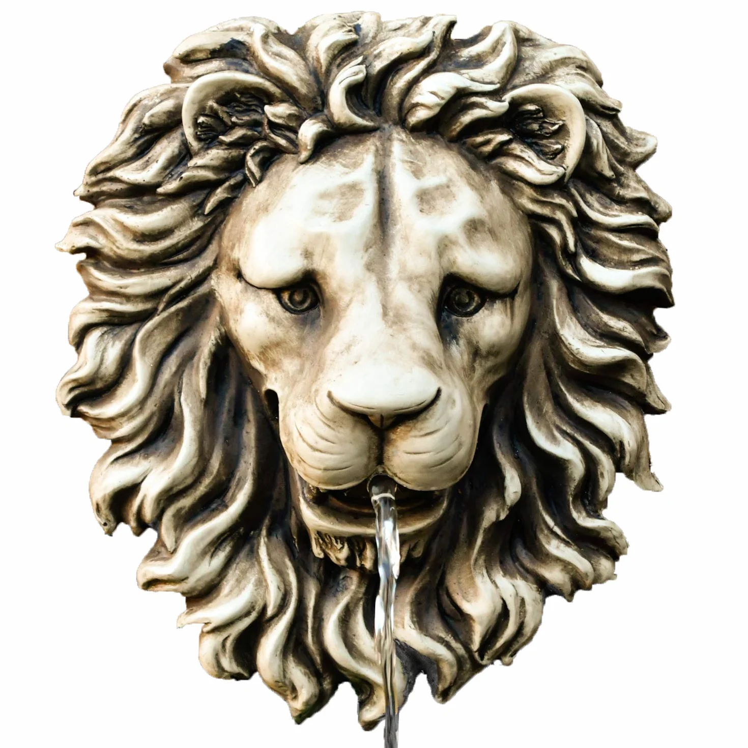 köhko Gárgola cabeza de león Altura aprox. 37 cm 15001 pared decoración