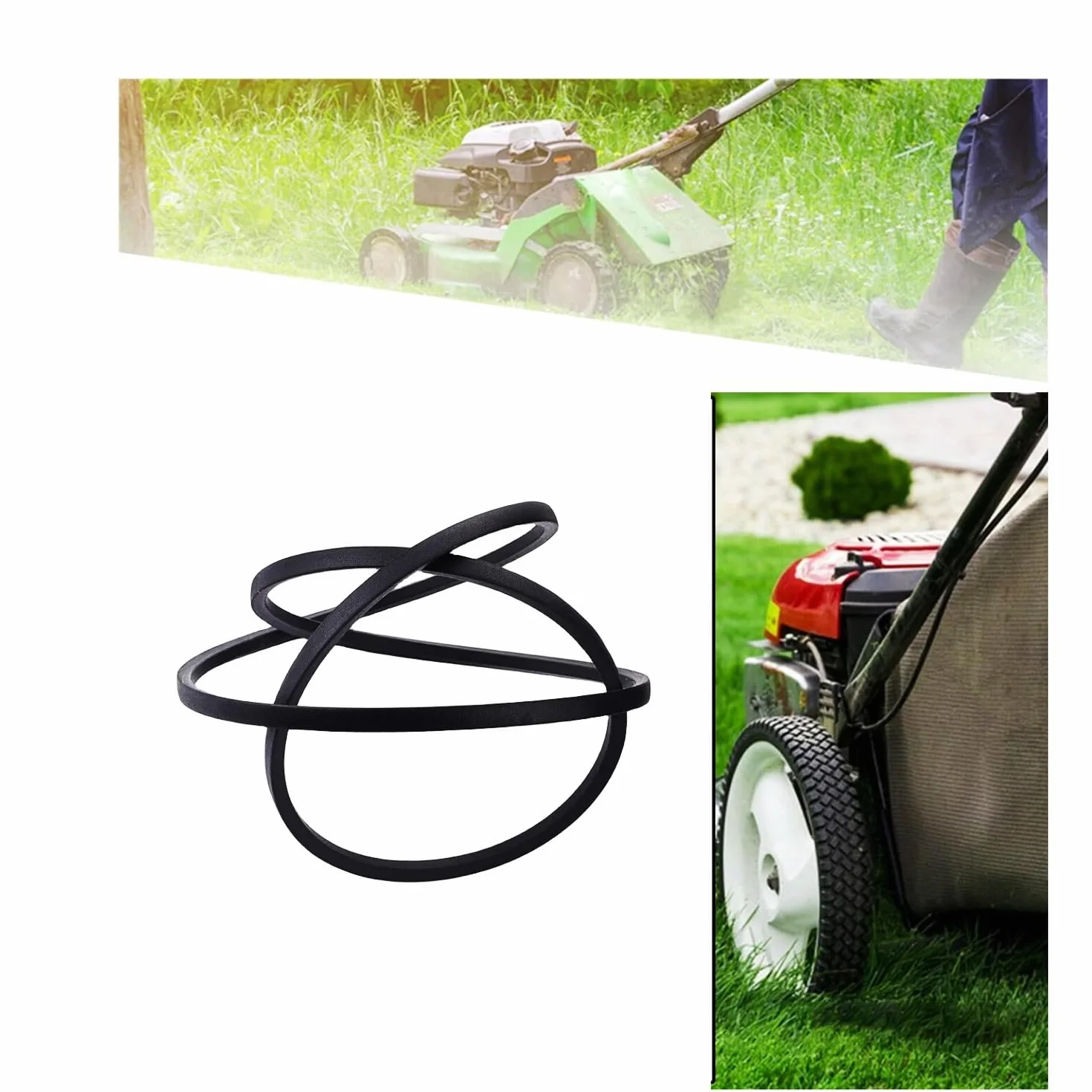 954-05040 - Correa de transmisión para cortacésped de 5/8 x 35 1/4 pulgadas para tractor de césped y cortacésped, repuesto para 754-0241-352 754-0241A 754-05040 954-0241A 954-041A 954-04-040 057