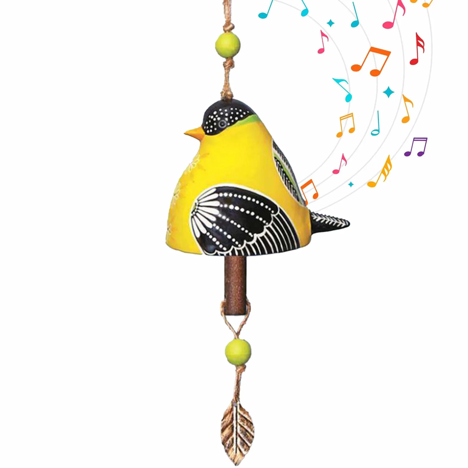 Campanas de Viento de Cerámica para Exteriores e Interiores Decoración Colgante de Jardín