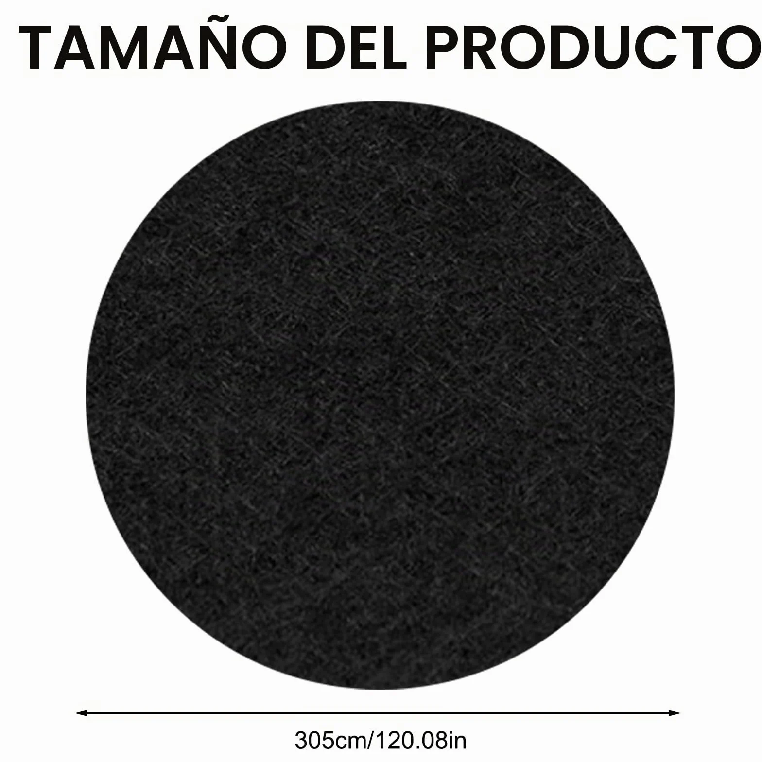 Base para piscina redonda FARYODI 305 cm - lona robusta sin costuras para piscinas desmontables