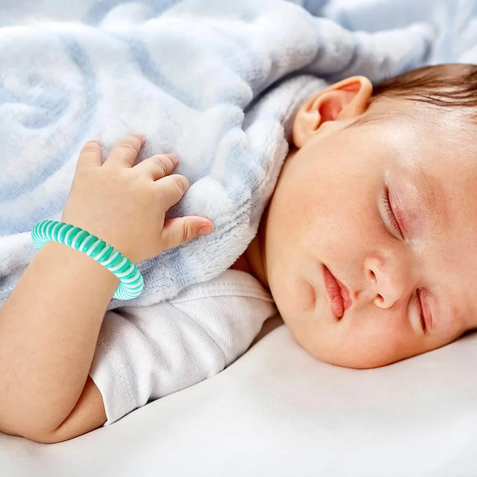 Pulseras Antimosquitos Repelentes de Insectos 10 Piezas Naturales Ajustables