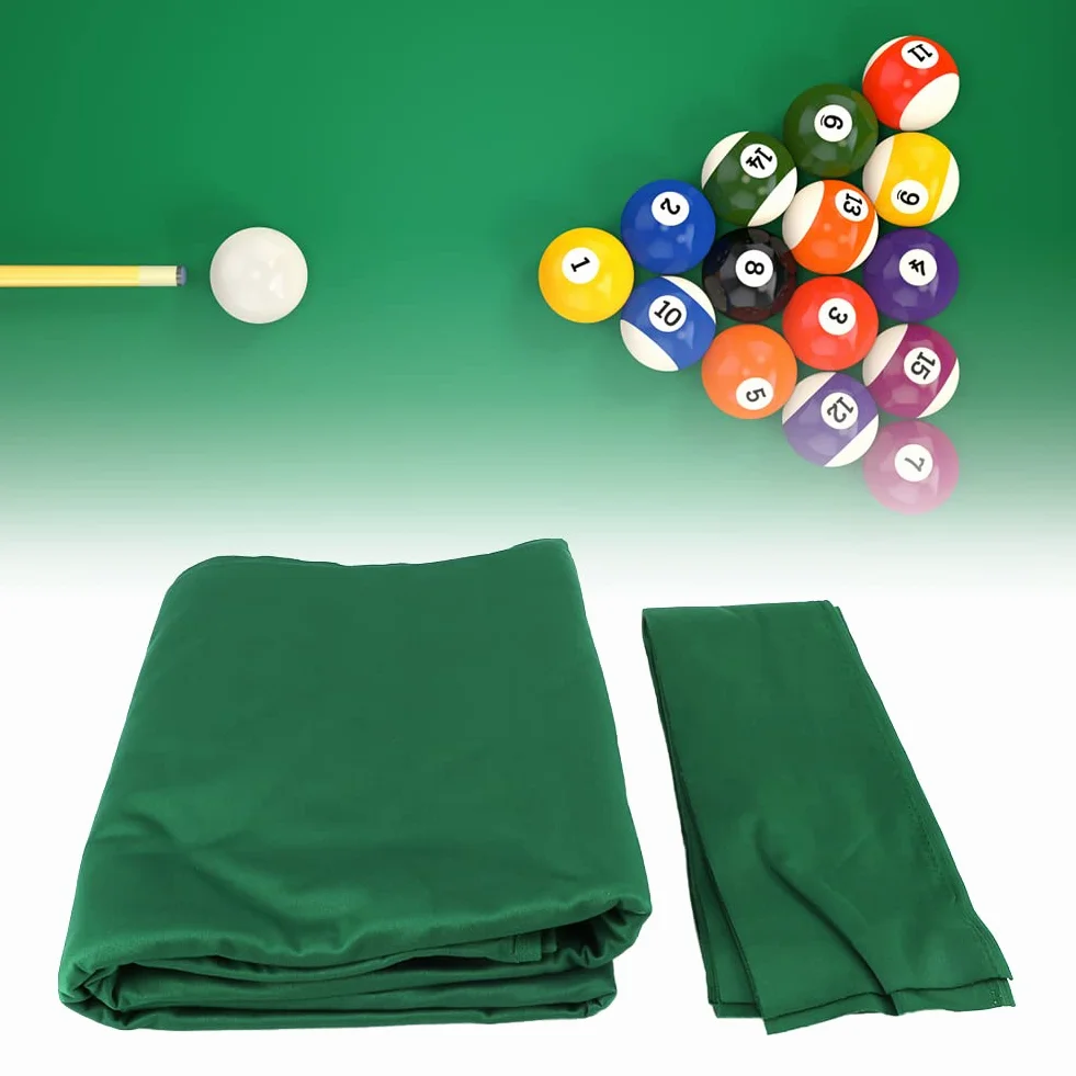 Paño Profesional para Mesa de Billar de 2,5 m - Verde - Accesorio de Billar