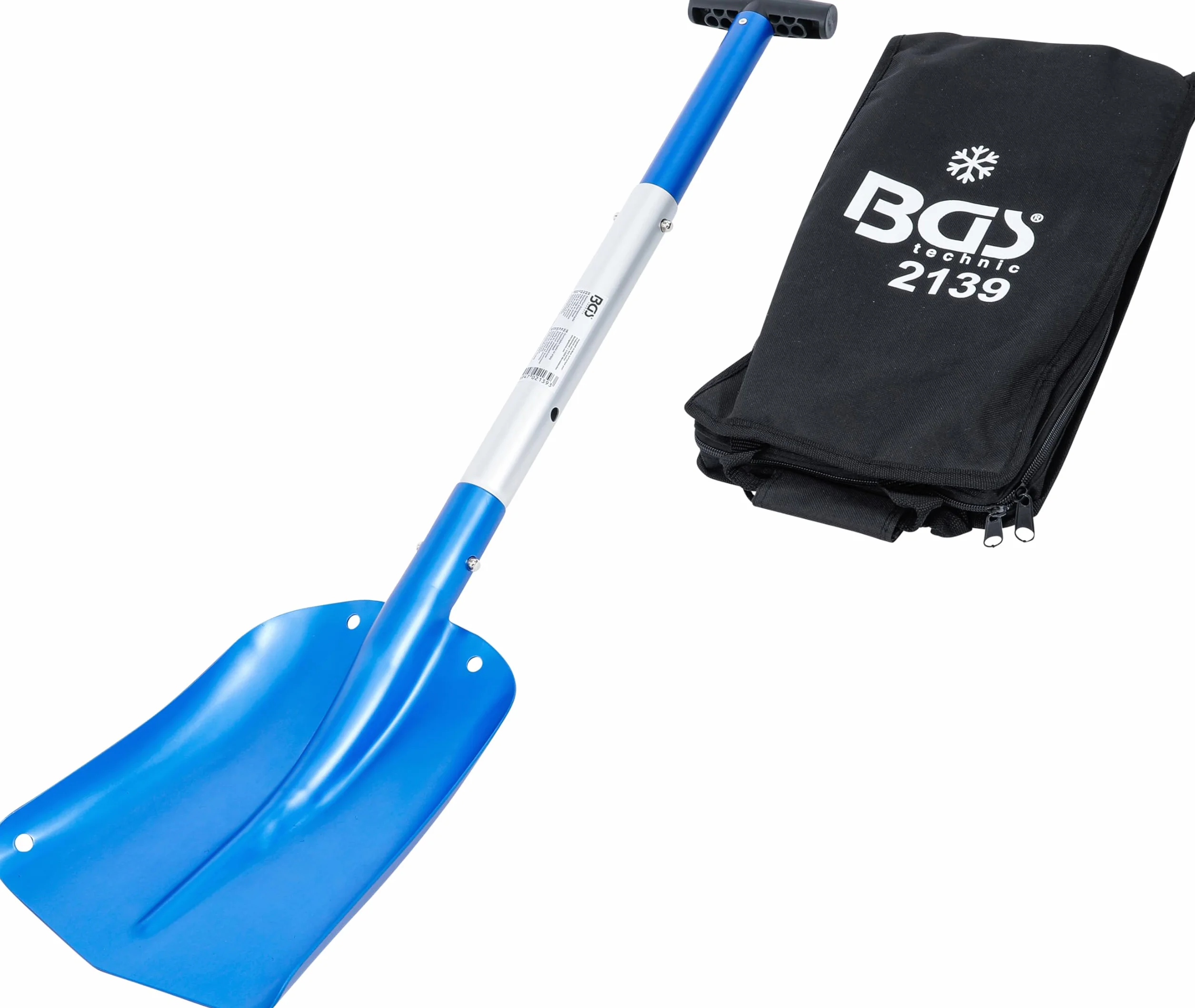 BGS 2139 Pala de nieve de aluminio con mango acoplable