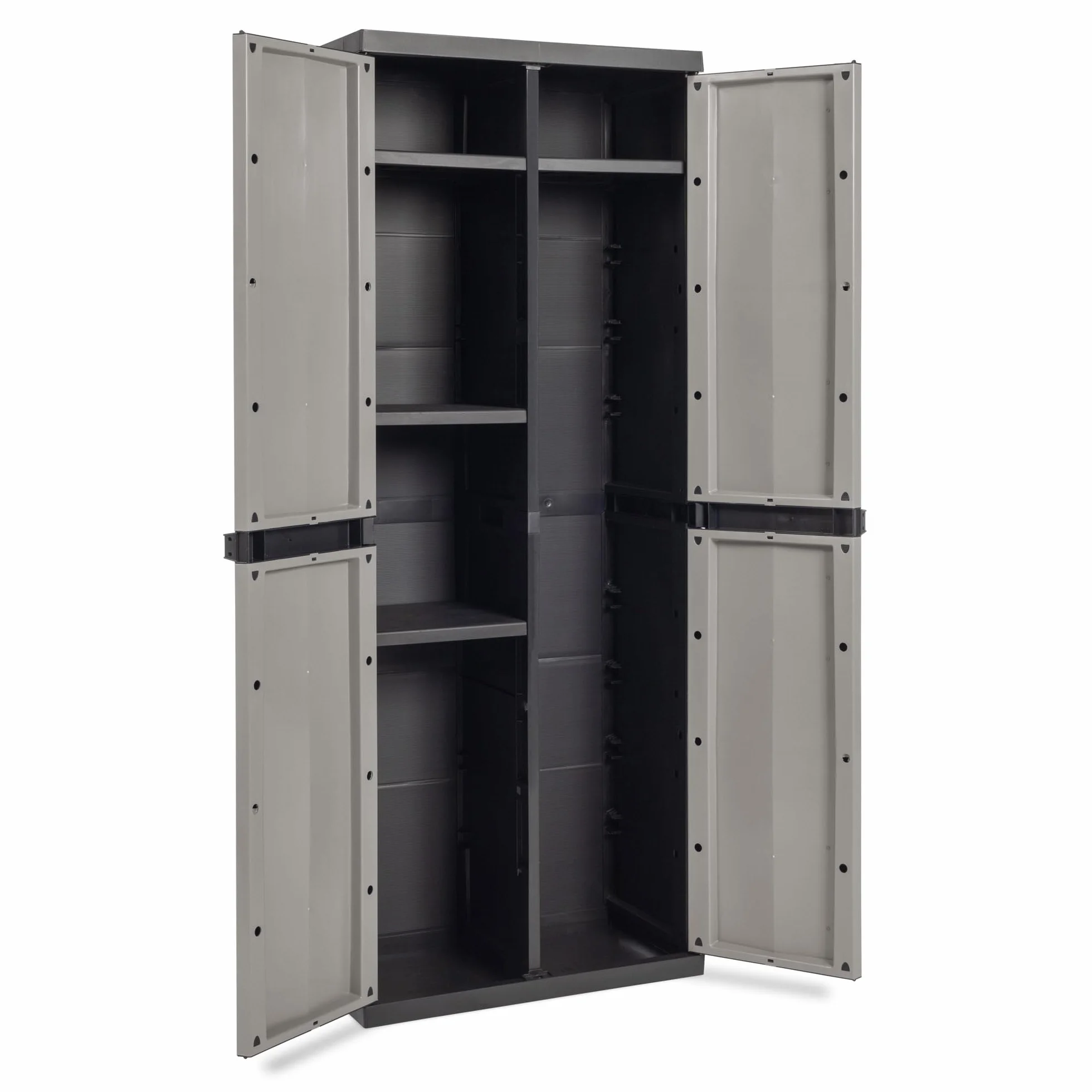 Toomax Armario portaescobas Trend Midi 65x37x165 cm negro Z201EA55