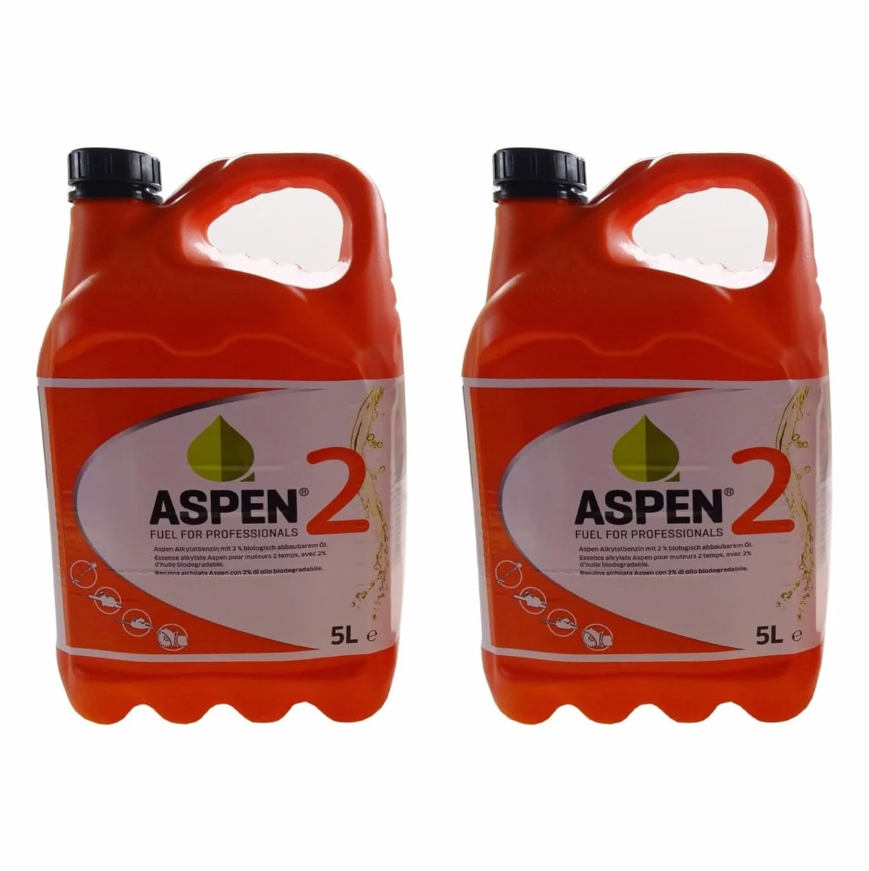 10 litros de gasolina alquídica de 2 tiempos de ASPEN | combustible especial 2 x 5 L