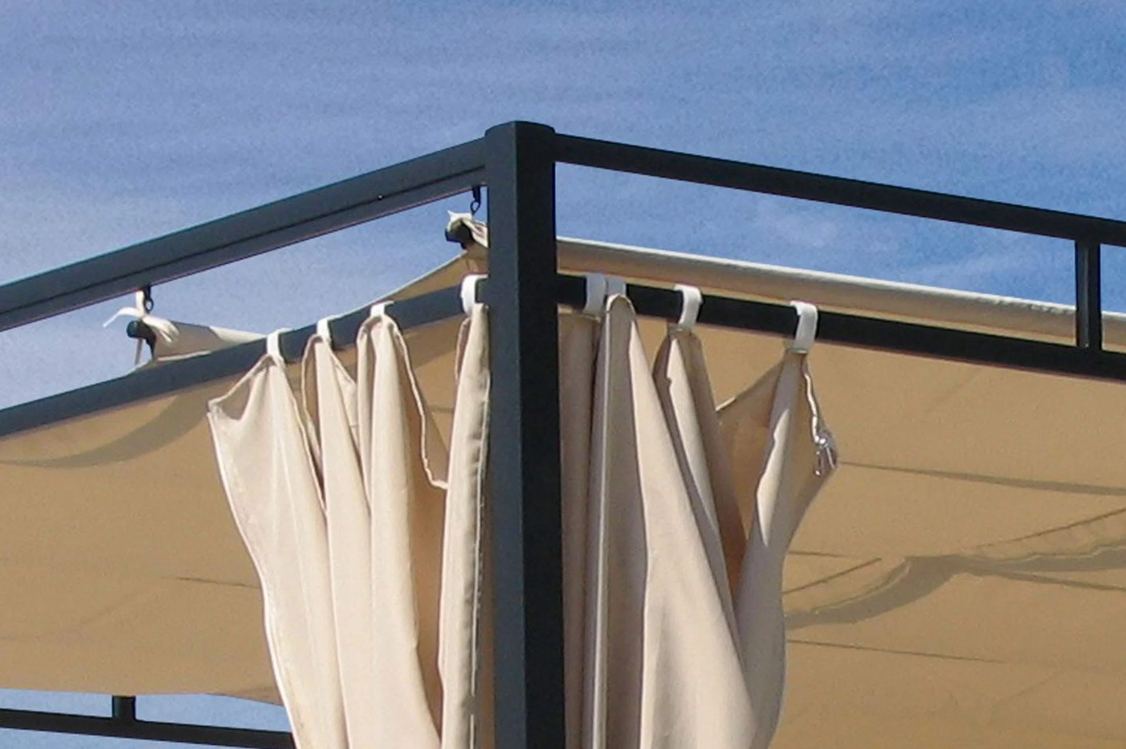 Quick-Star Techo de Repuesto para Tejado Plano Pergola Firenze 3 x 3 m Arena